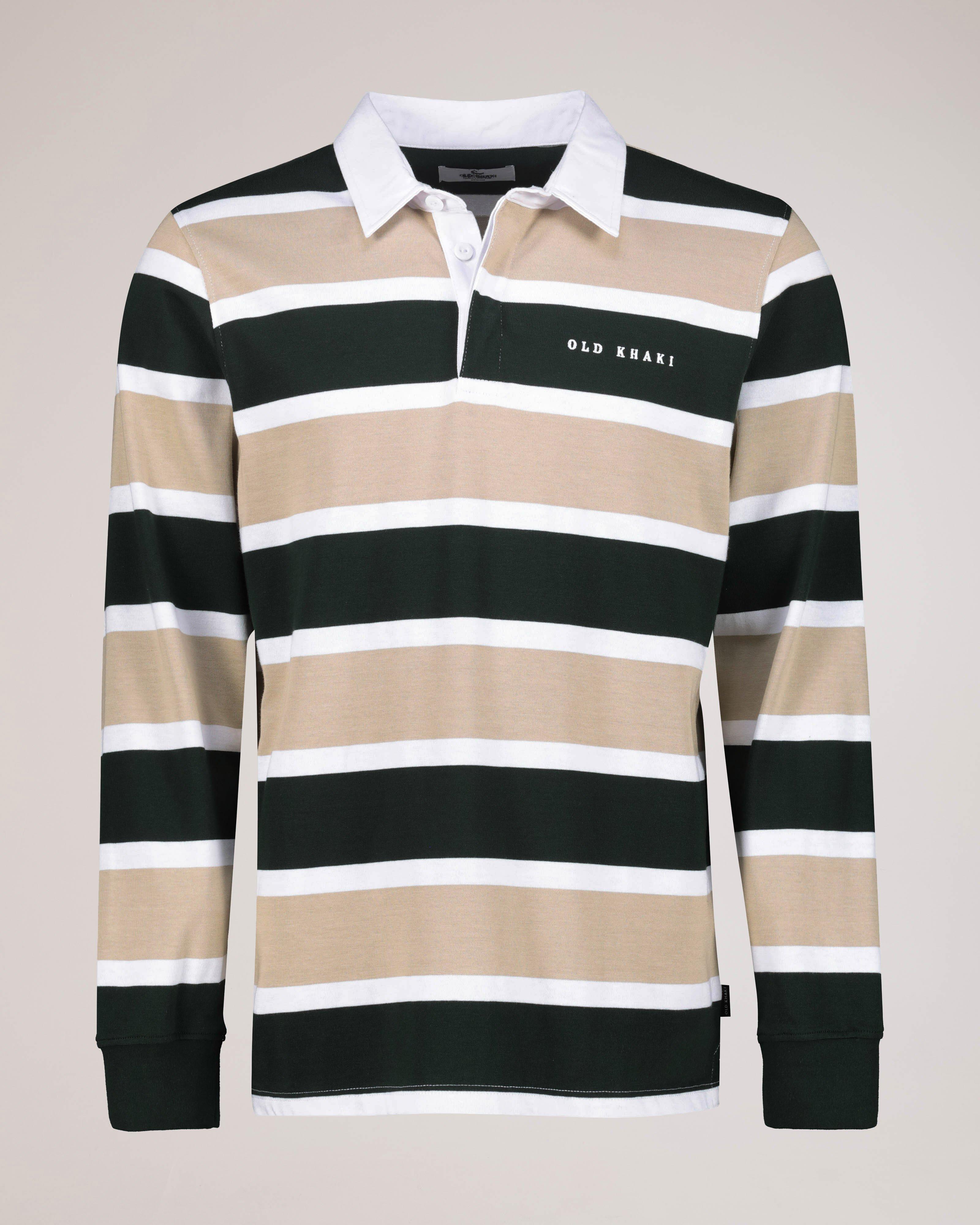 Old Khaki Men's Smith Striped Rugby Top | Cape Union Mart