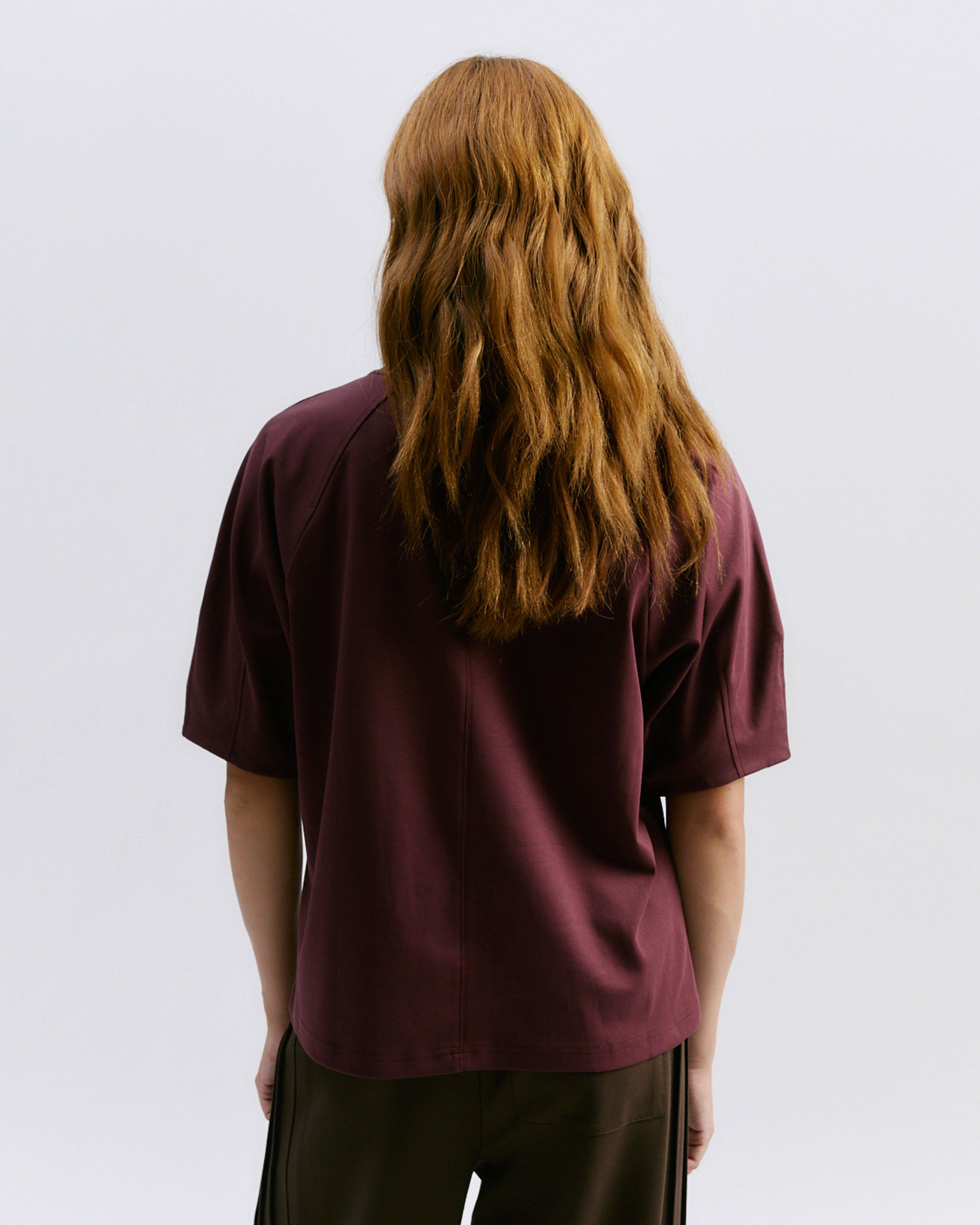  Norine Panelled T-Shirt -  Chocolate