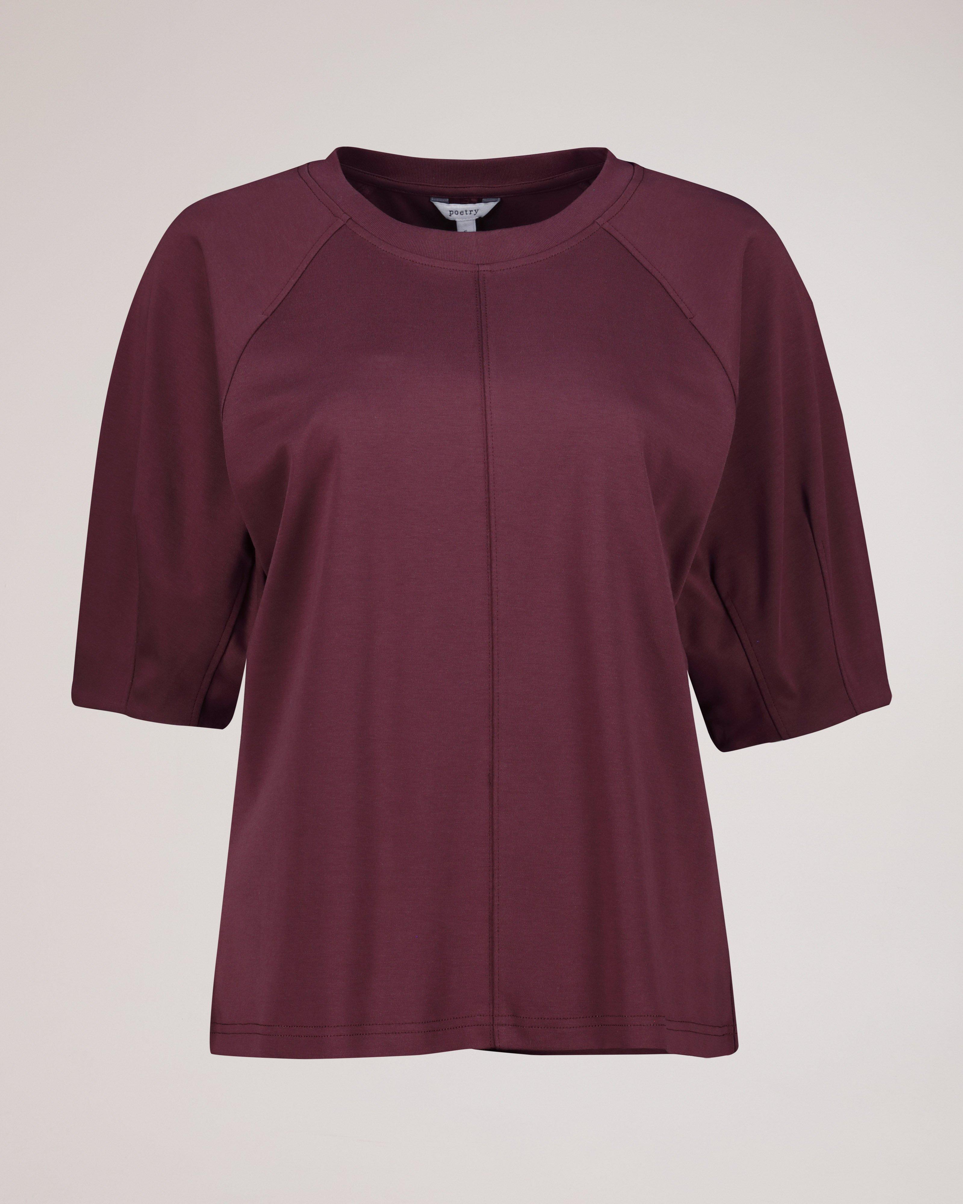  Norine Panelled T-Shirt -  Chocolate