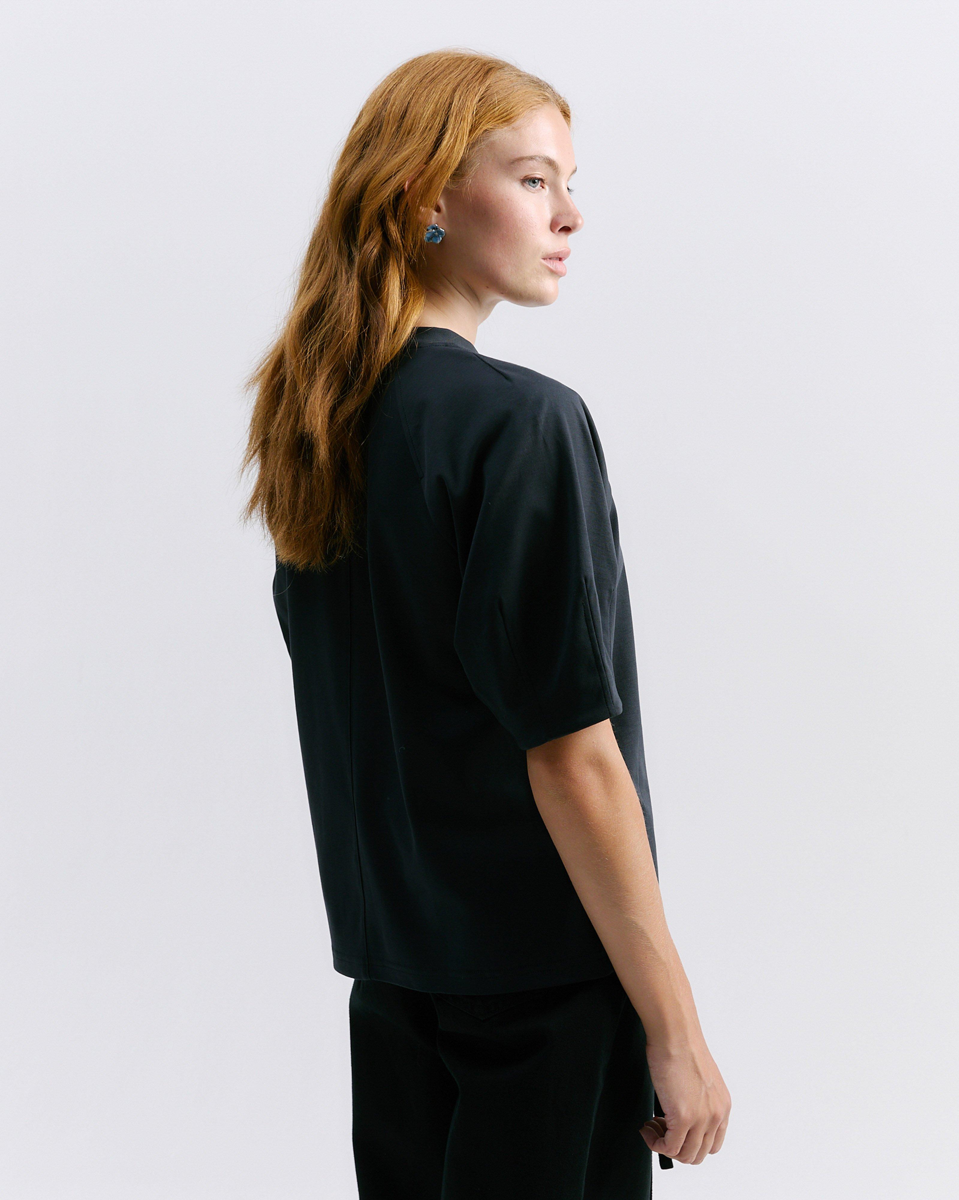  Norine Panelled T-Shirt -  Navy