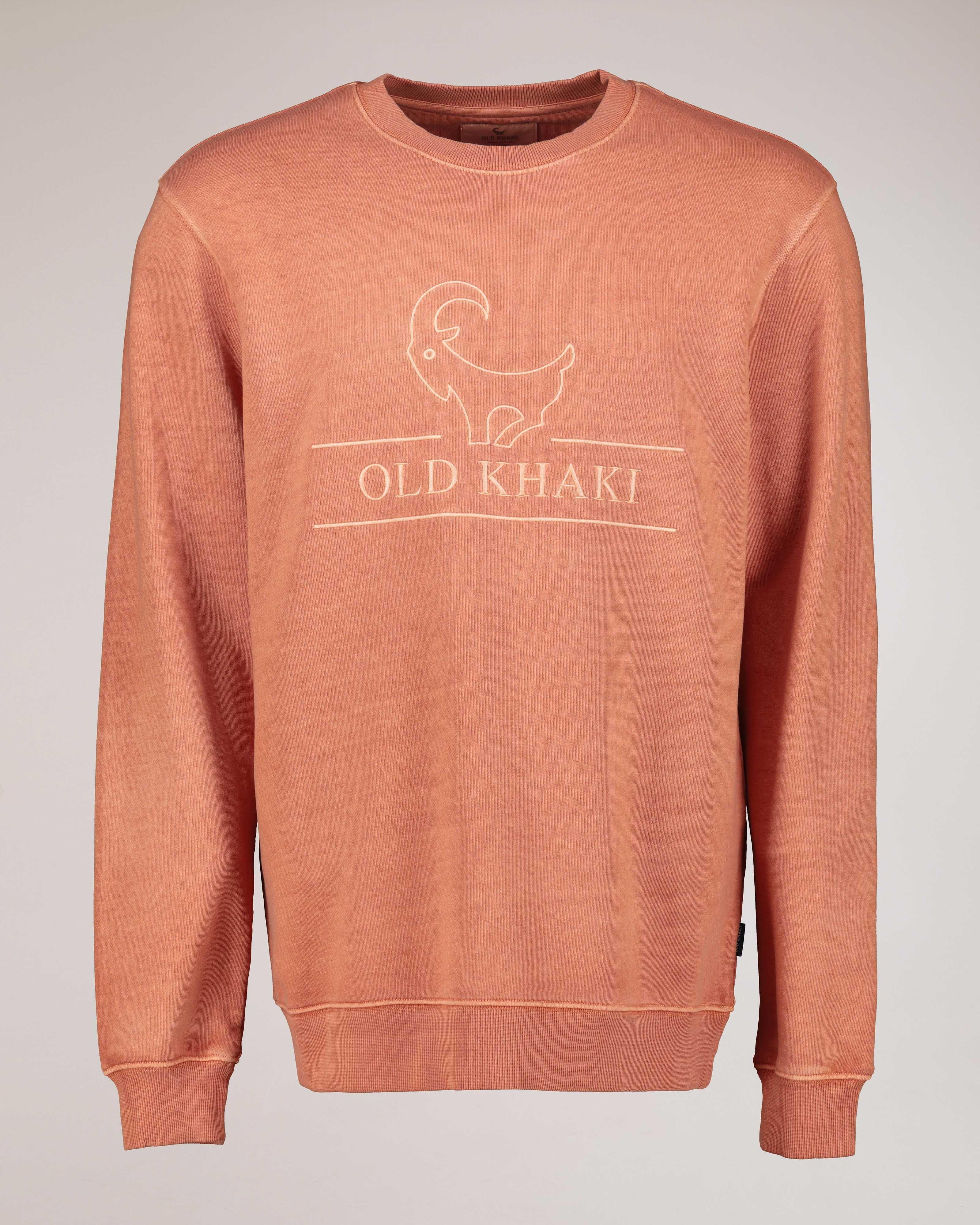 Men's Serge Pigment Sweat Top | Old Khaki