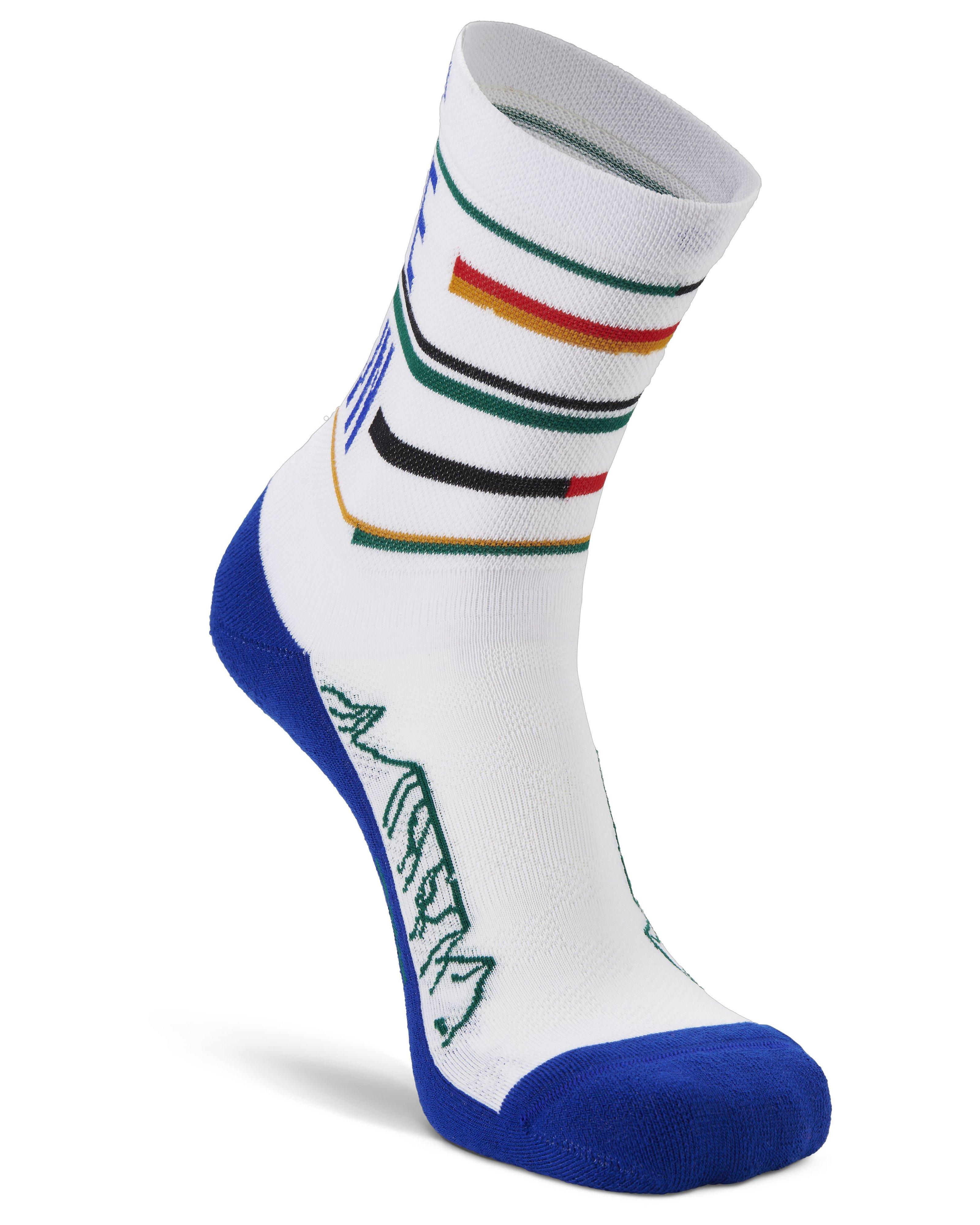 Balega Men's Cape Town Mini Crew Socks -  White