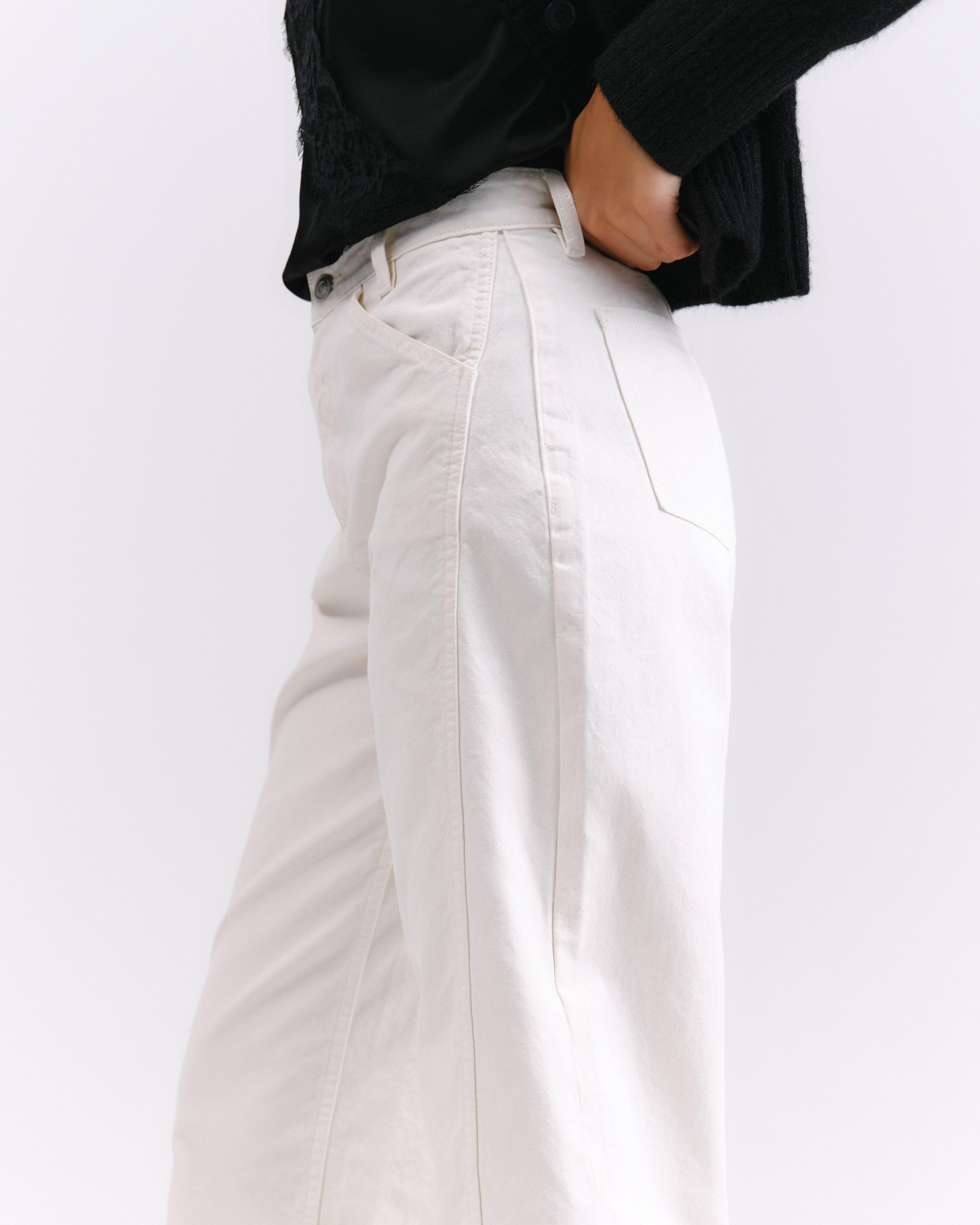  Enzo Cotton Twill Denim -  Milk