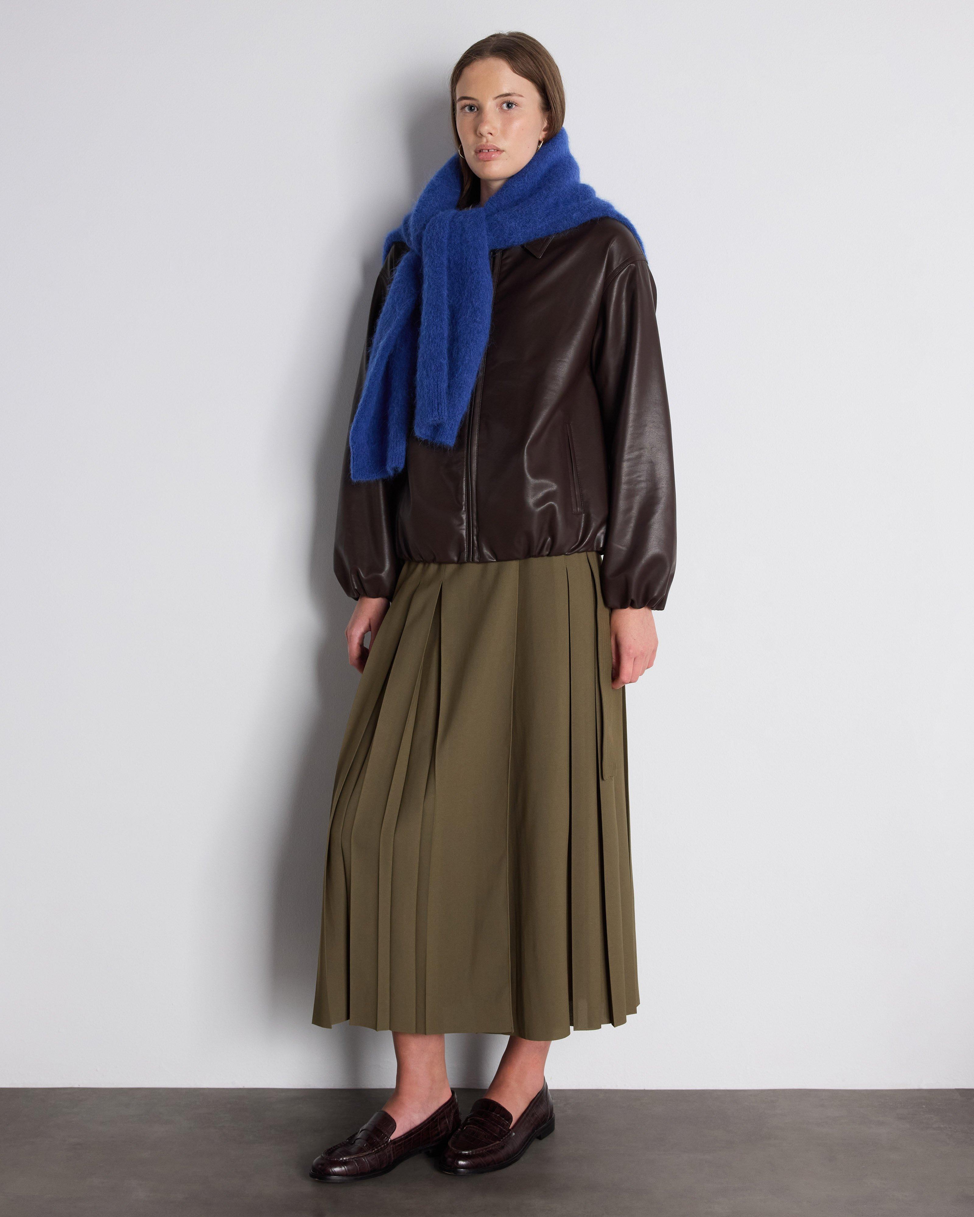 スカート BPN koumori middle skirt Burcu Pleated Wrap Skirt - Poetry Clothing Store