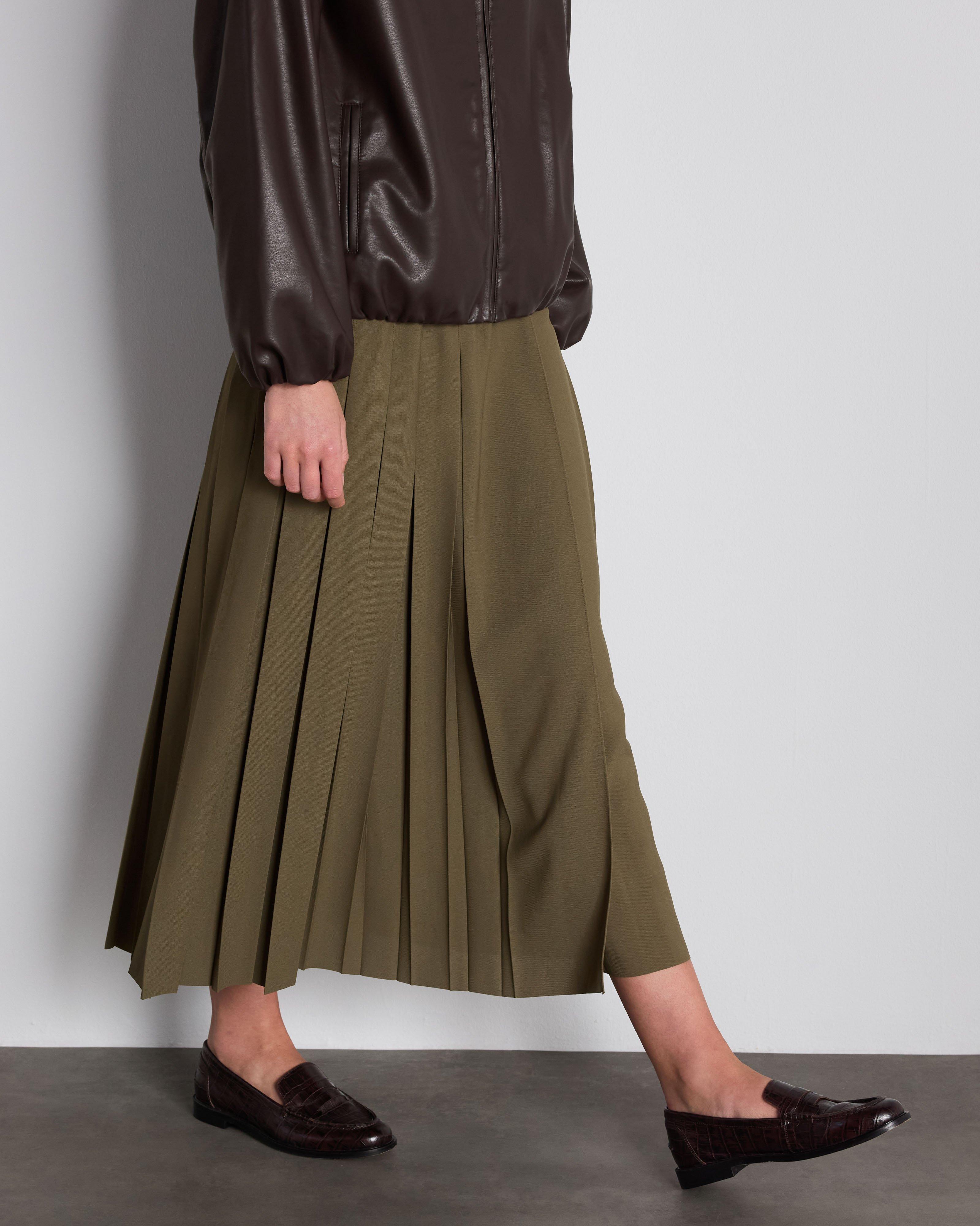 Burcu Pleated Wrap Skirt - Poetry Clothing Store