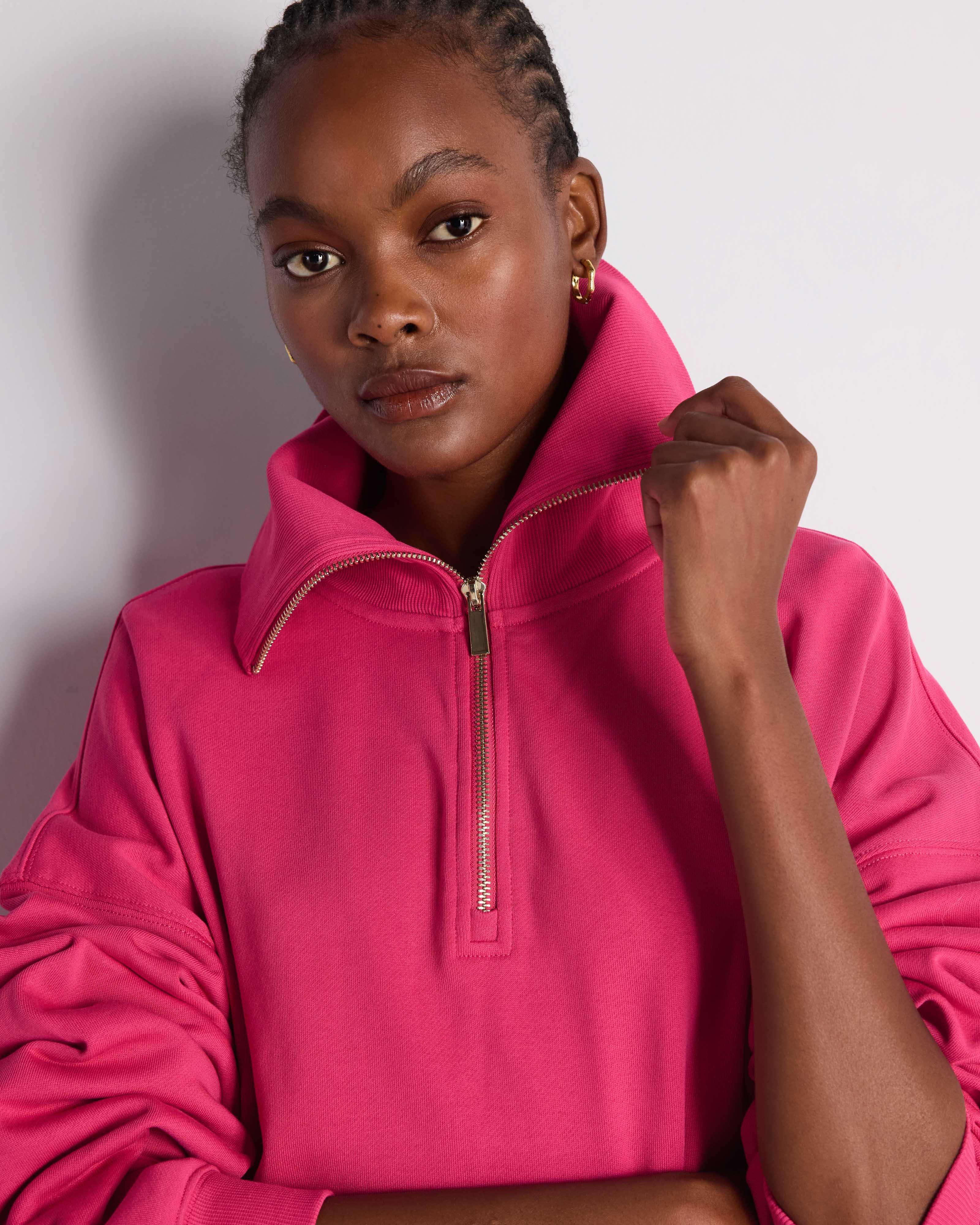 Rissa Half-Zip Sweater - Poetry Clothing Store