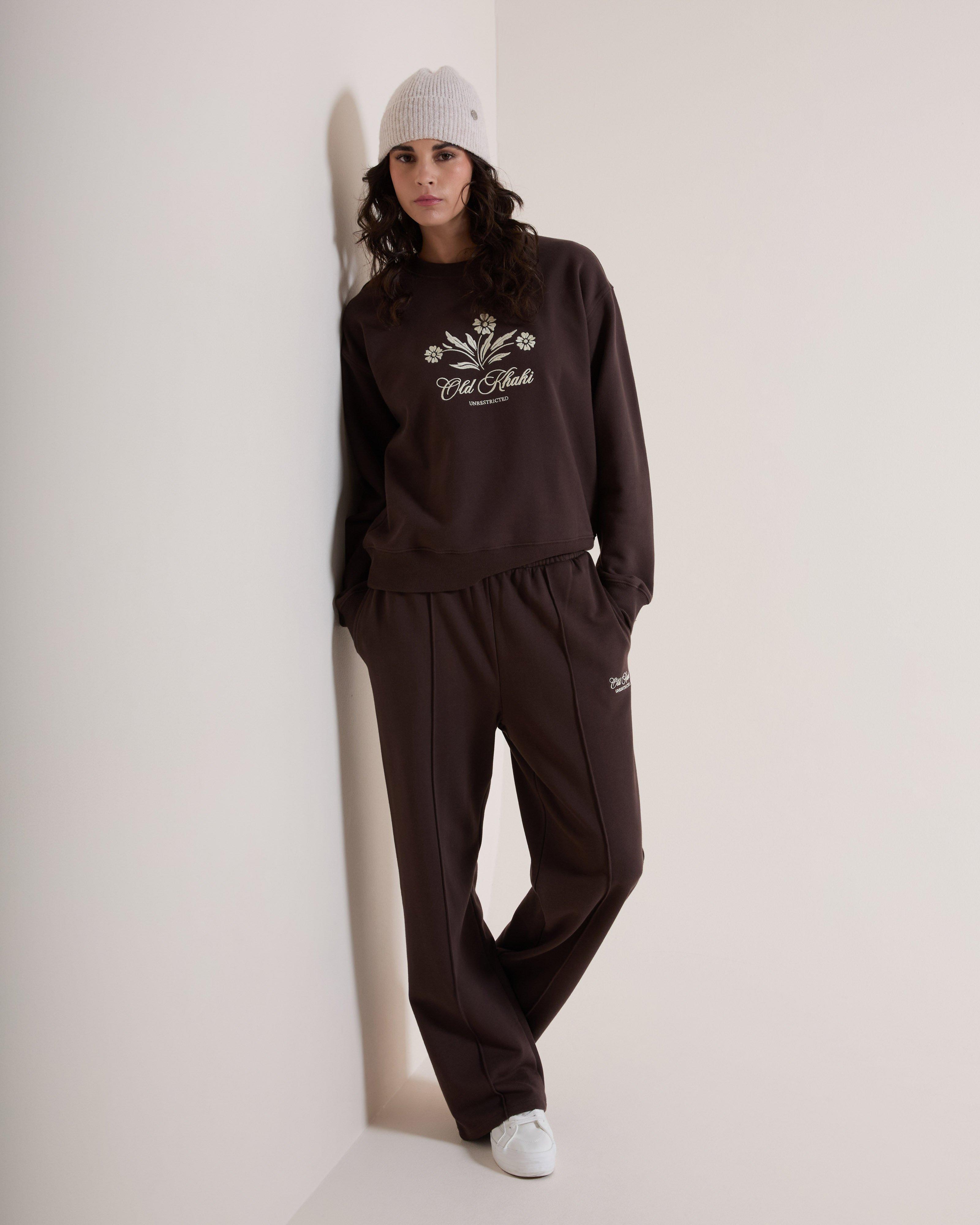 Old Khaki Women's Violet Embroidered Sweat Top | Cape Union Mart