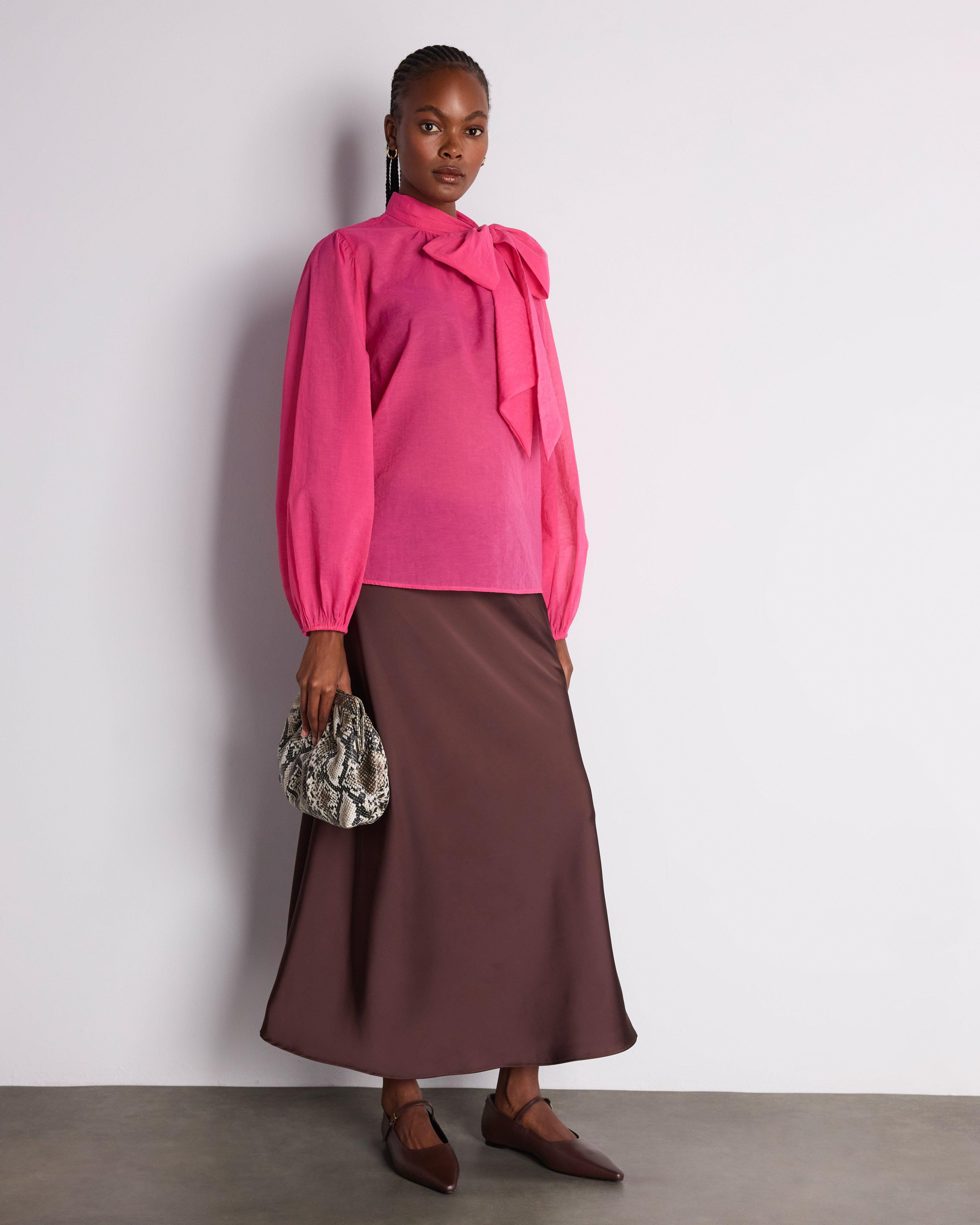  Benitah Kitty Bow Blouse -  Pink