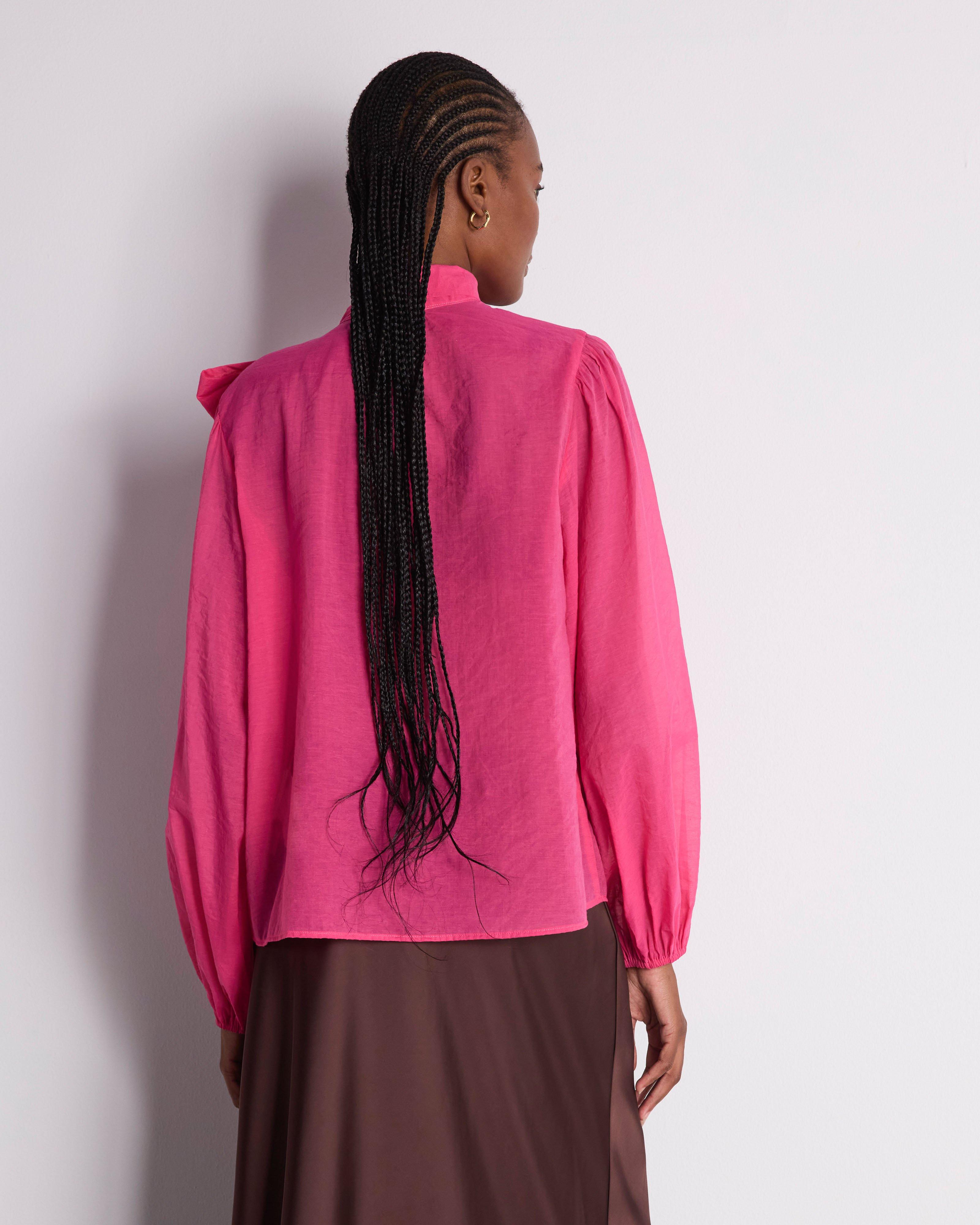  Benitah Kitty Bow Blouse -  Pink
