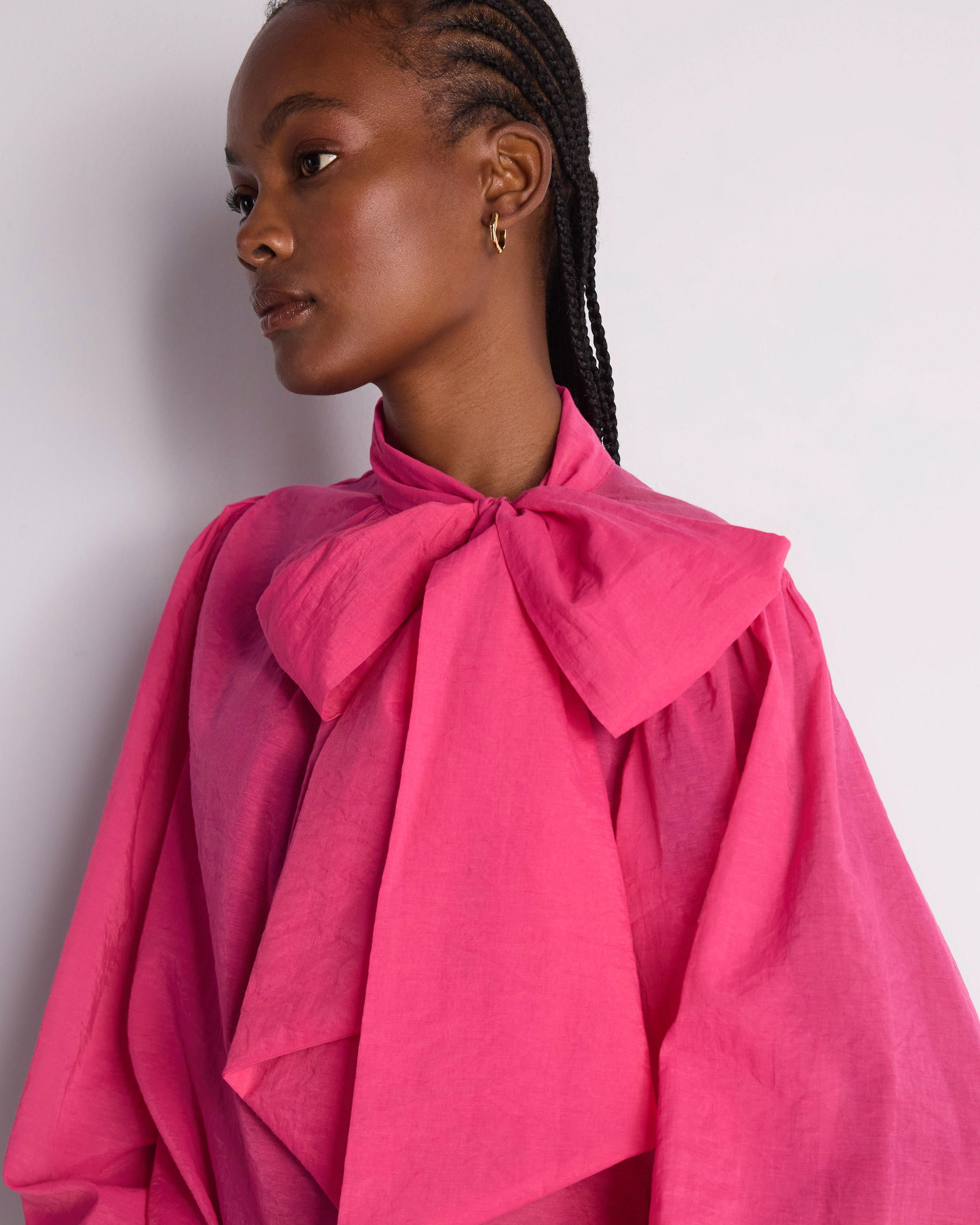  Benitah Kitty Bow Blouse -  Pink