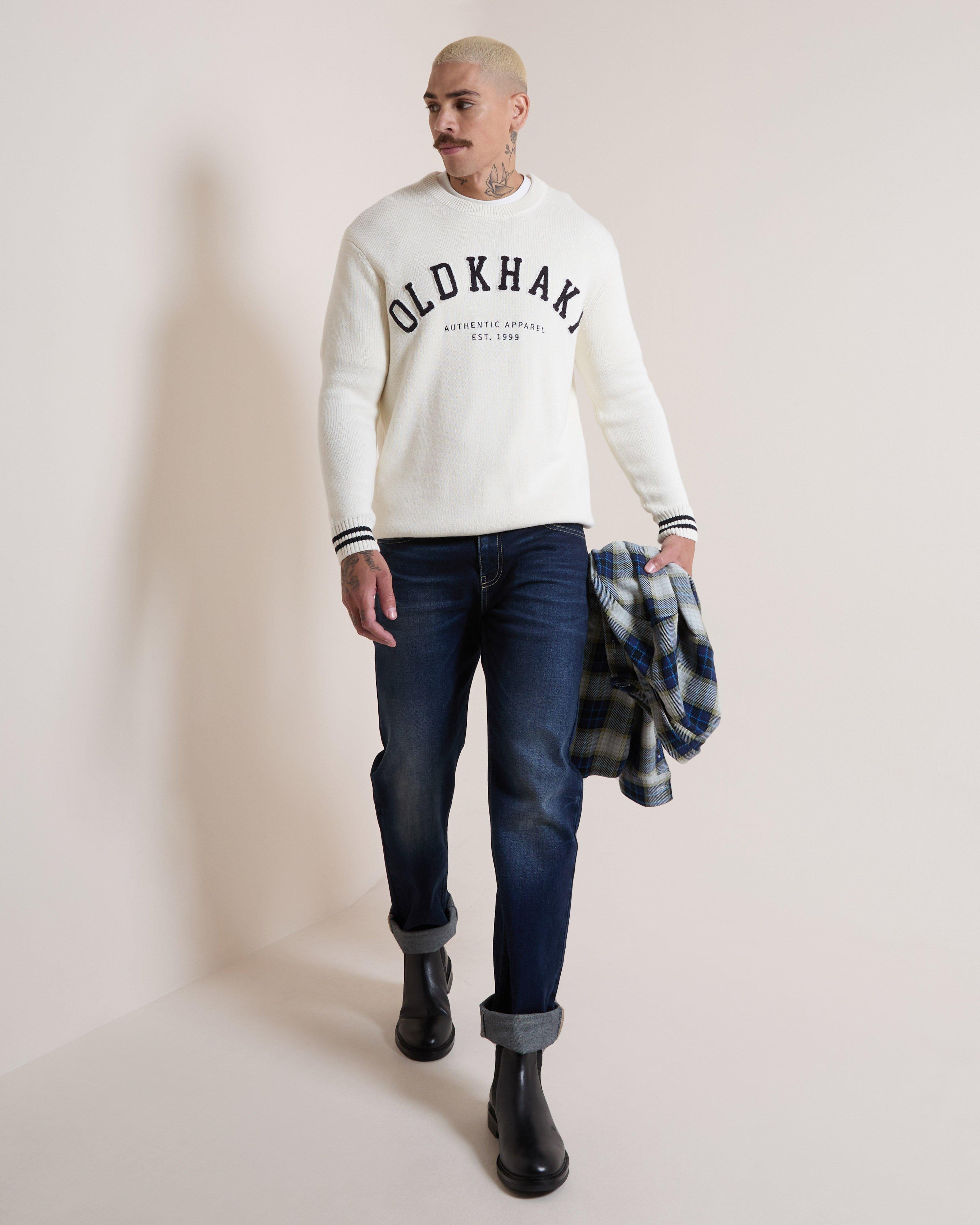 Old Khaki Men's Brad Jacquard Jersey | Cape Union Mart