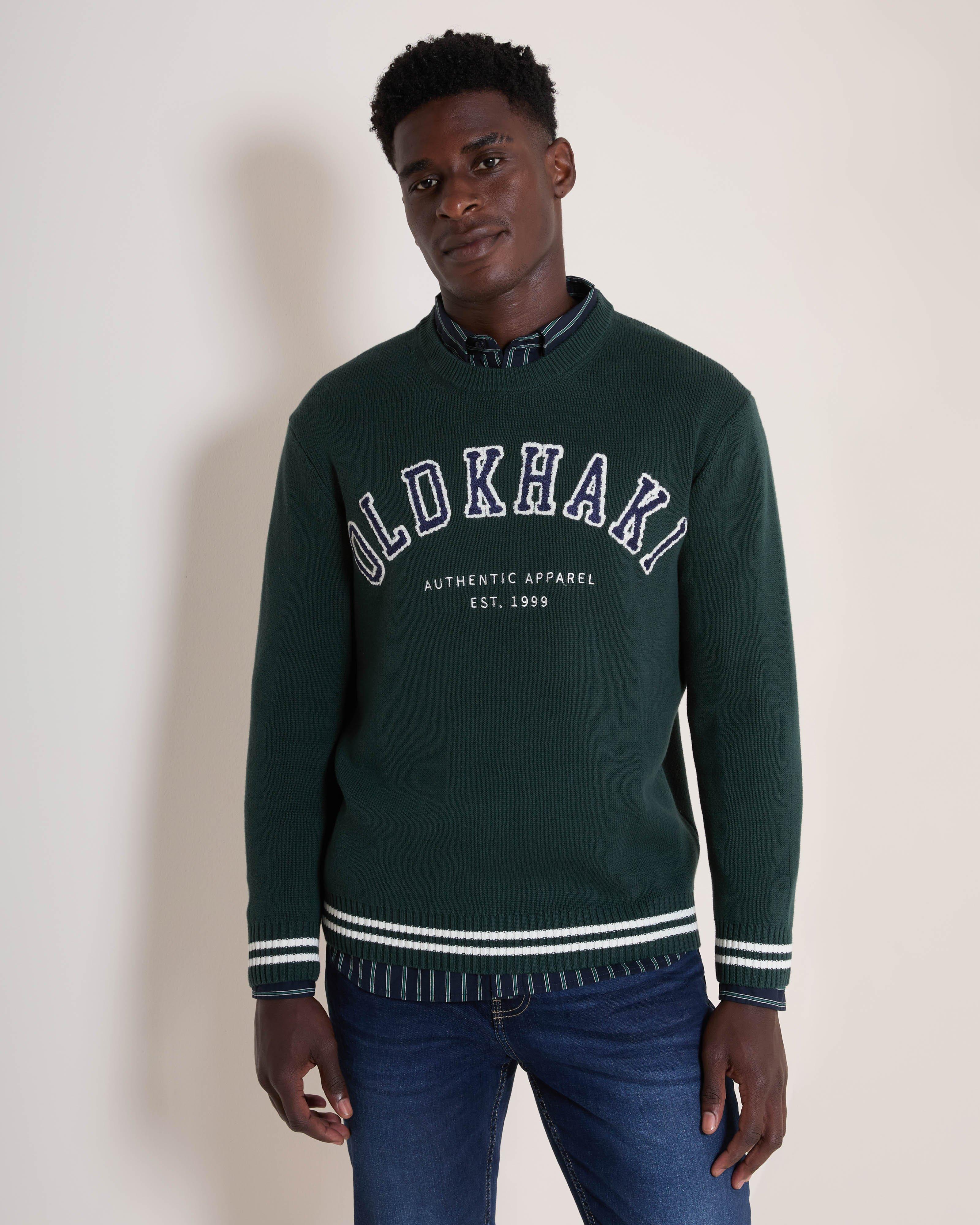 Old Khaki Men's Brad Jacquard Jersey | Cape Union Mart