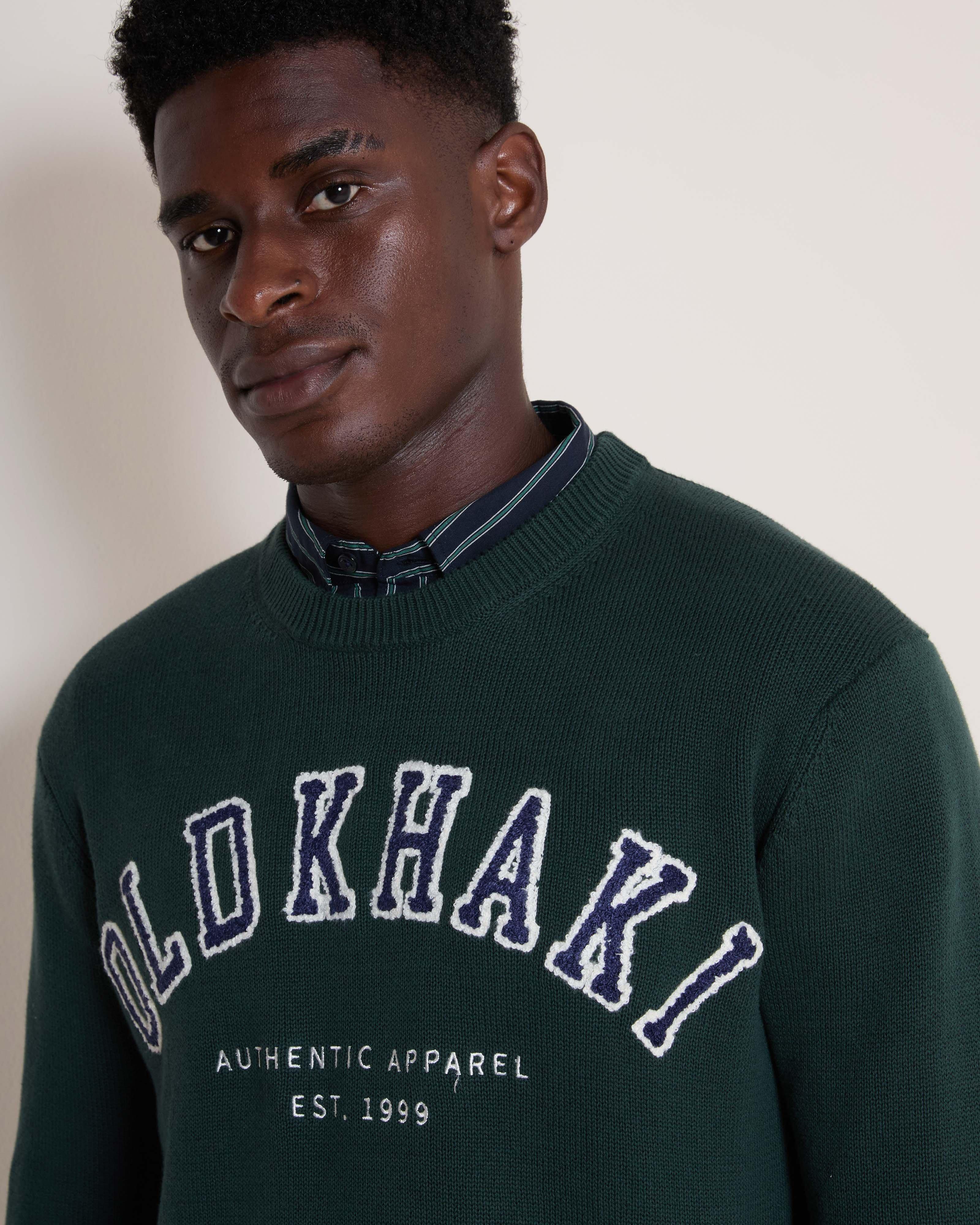 Old Khaki Men's Brad Jacquard Jersey | Cape Union Mart