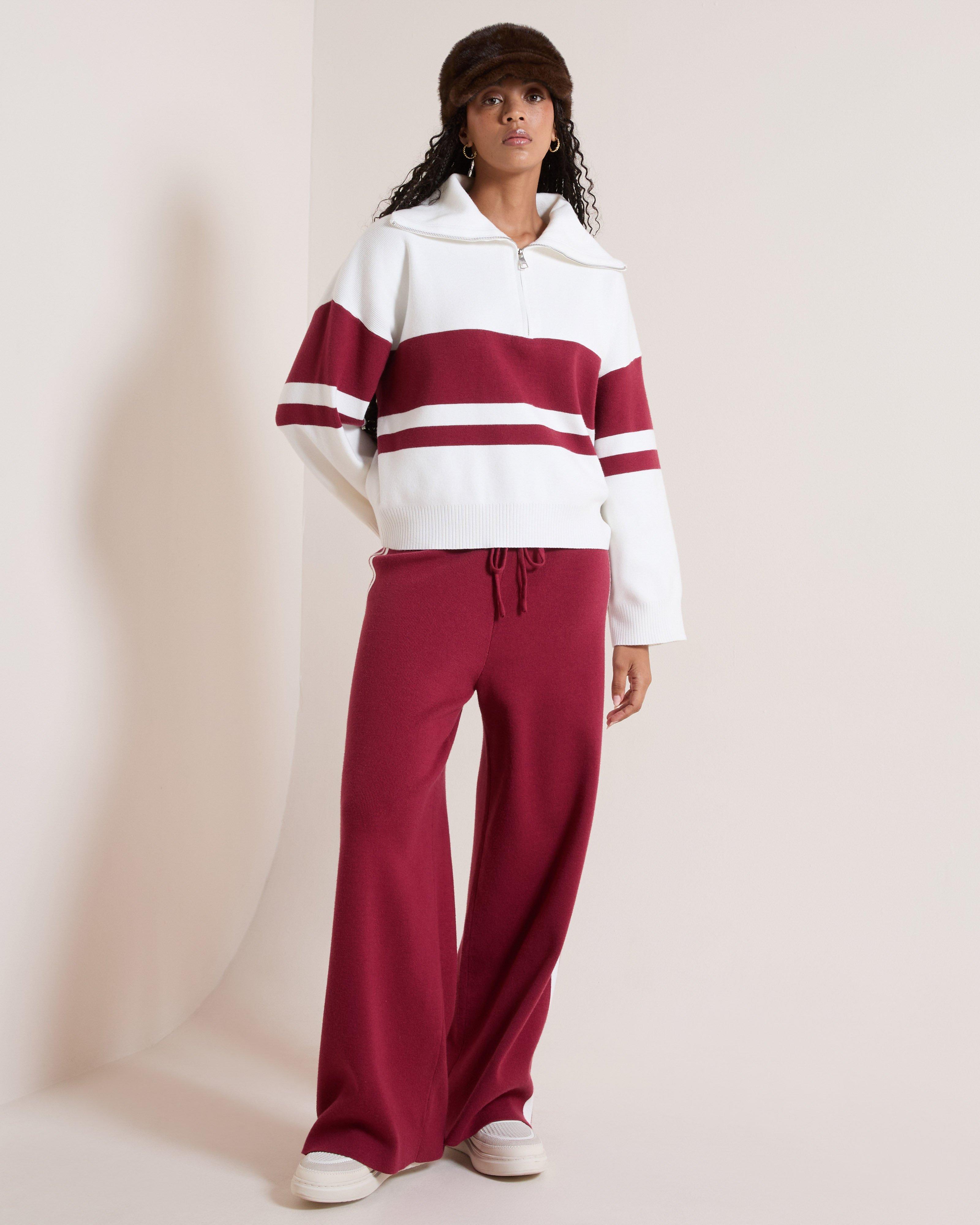 Women&rsquo;s Kenzie Striped Sweat Top