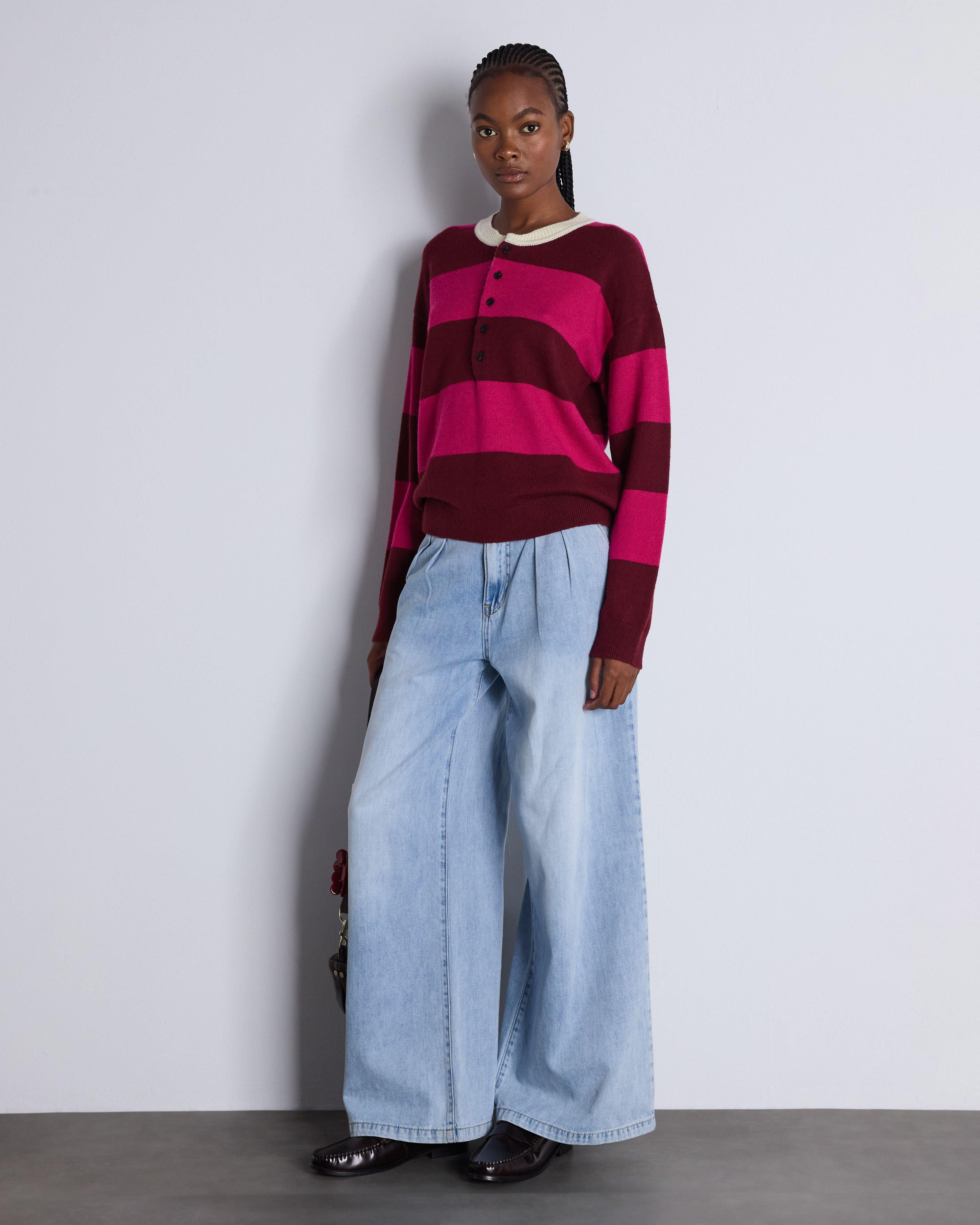 Zian Stripe Pullover - Poetry Clothing Store