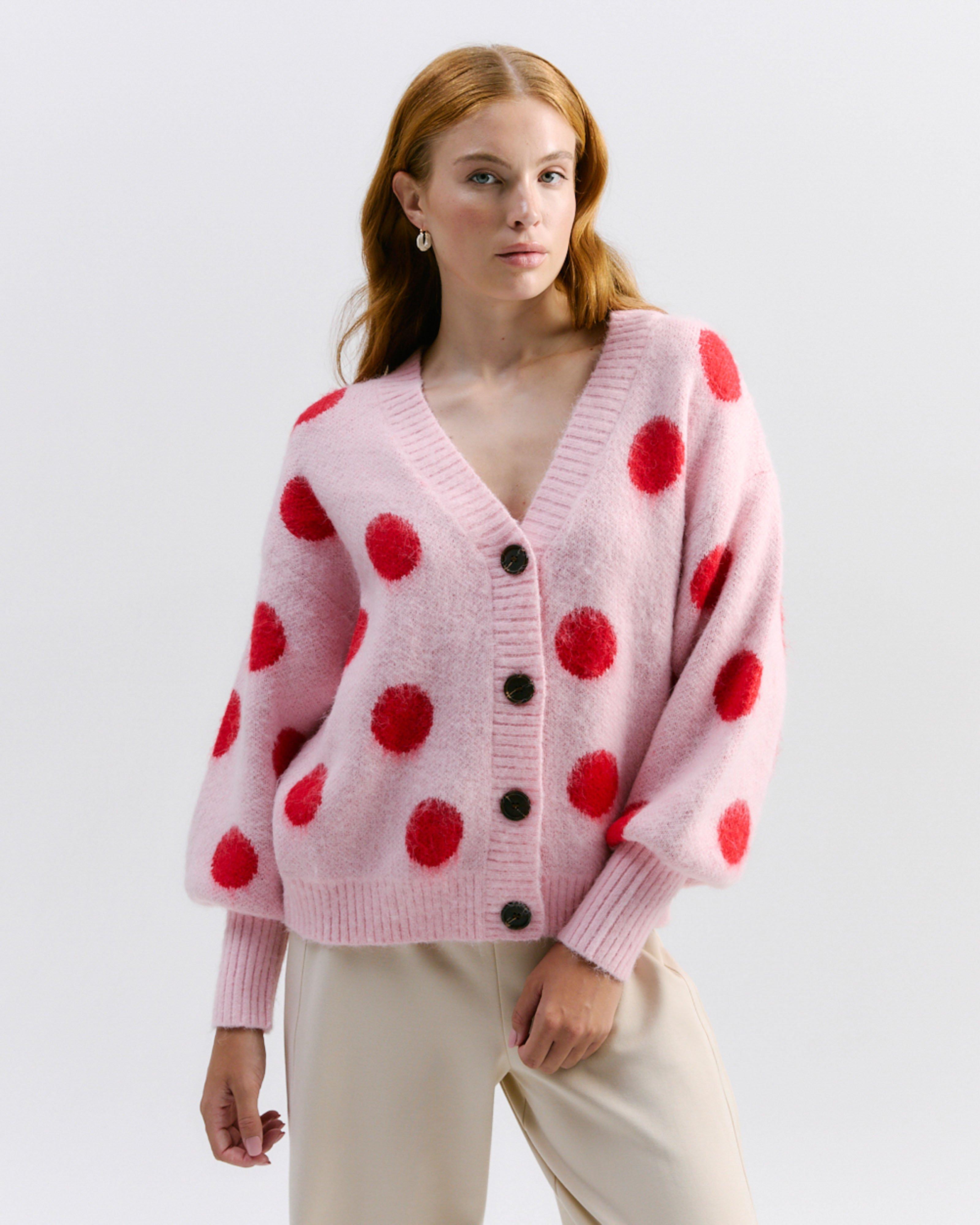 Imani Polka Dot Cardigan - Poetry Clothing Store