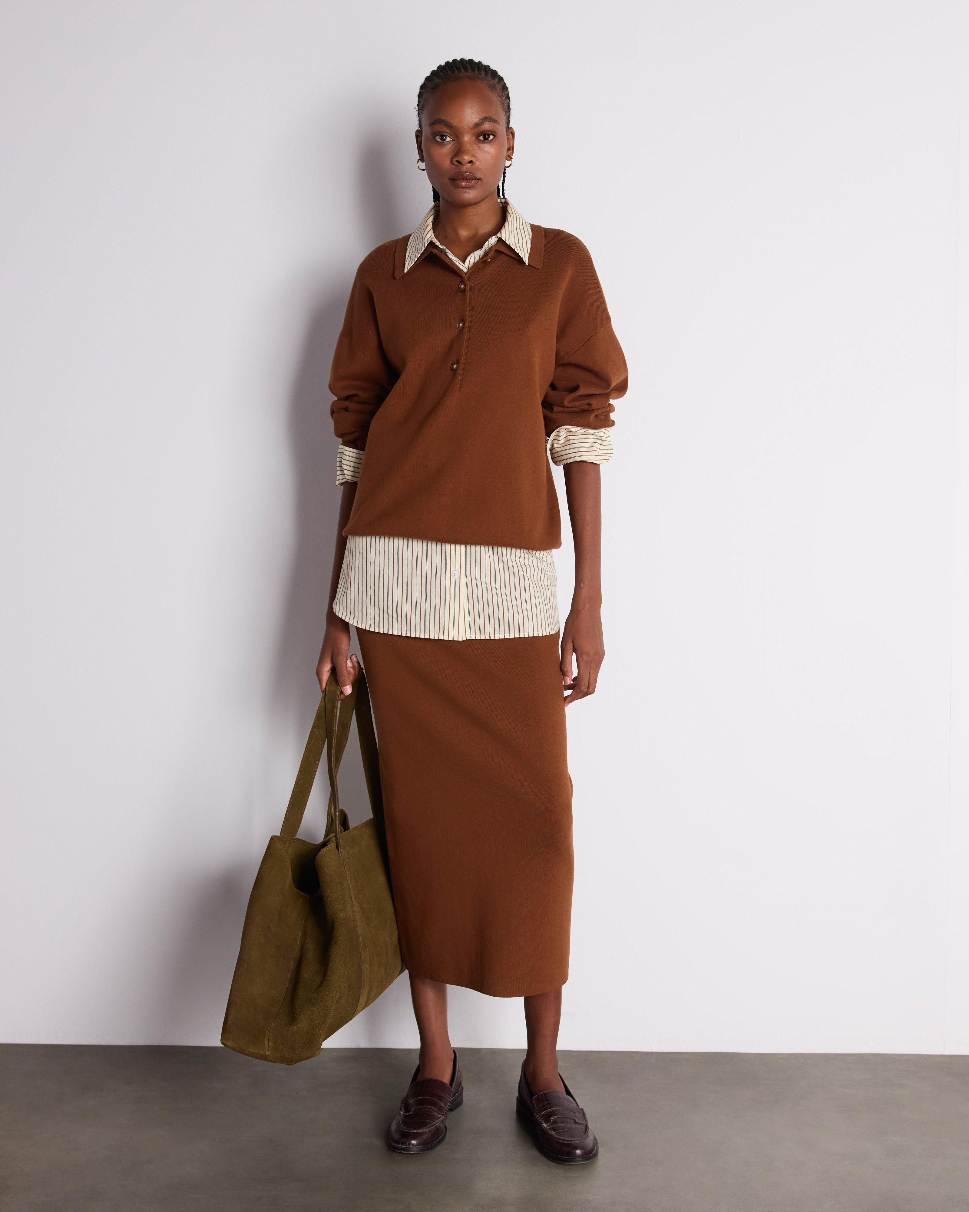 Davina Knitwear Polo - Poetry Clothing Store