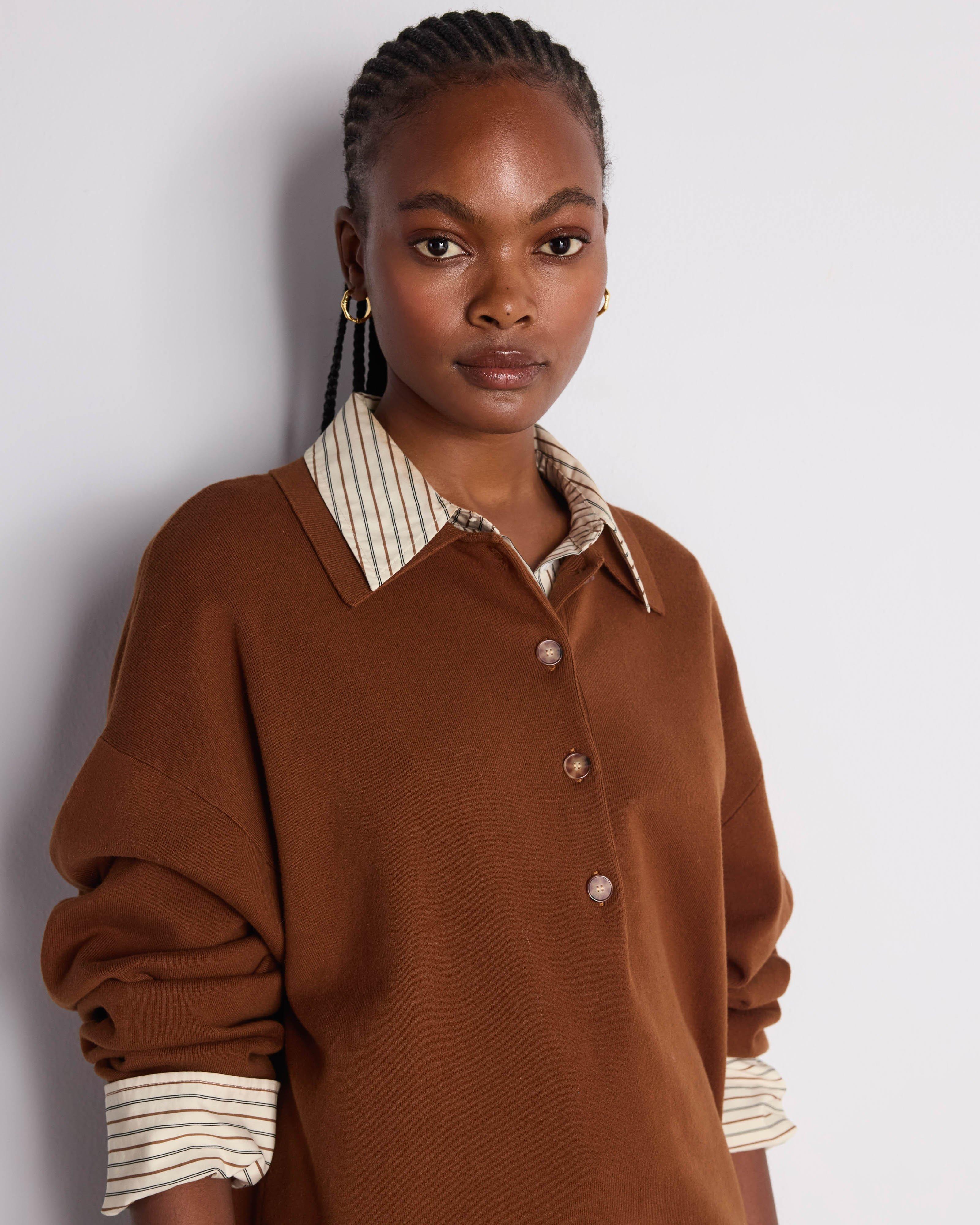 Davina Knitwear Polo - Poetry Clothing Store