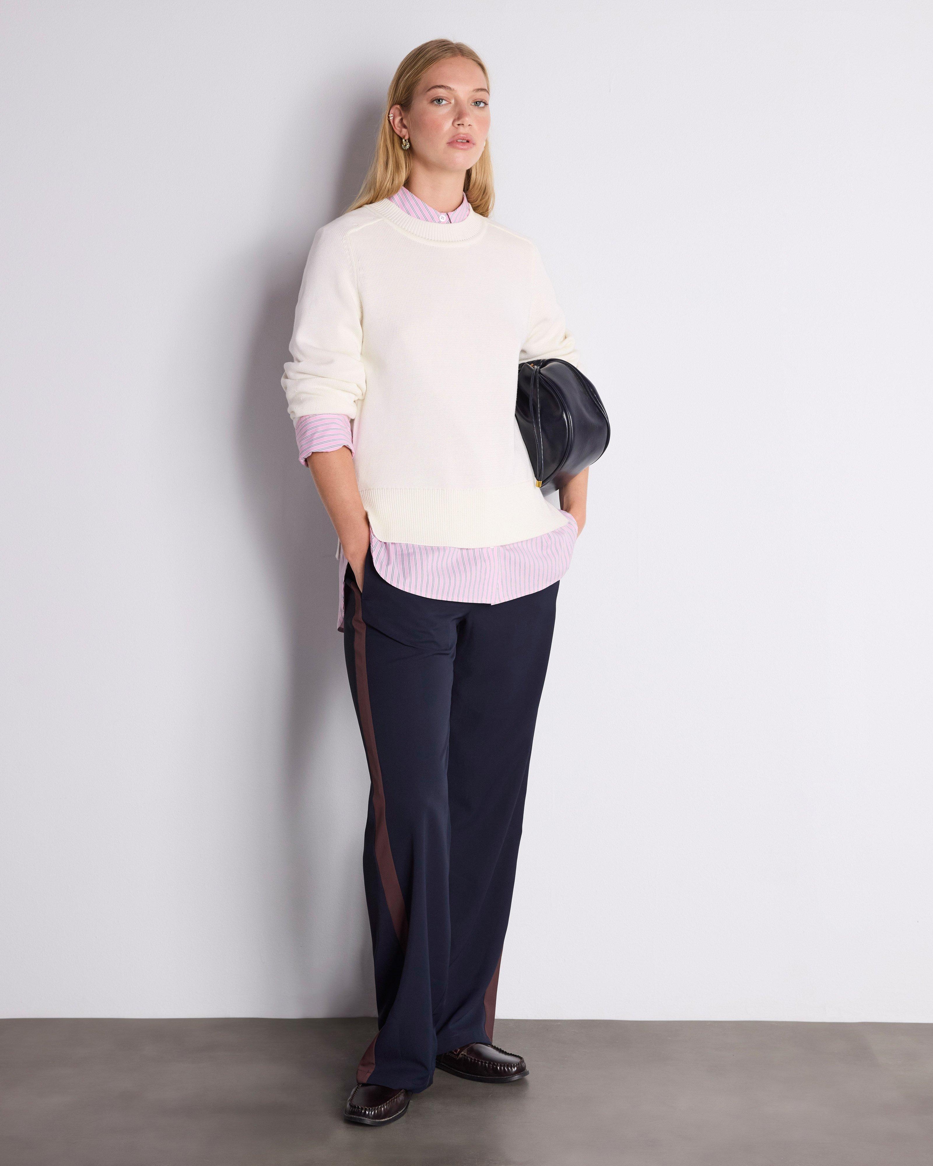  Lilia High-Low Jersey -  Milk