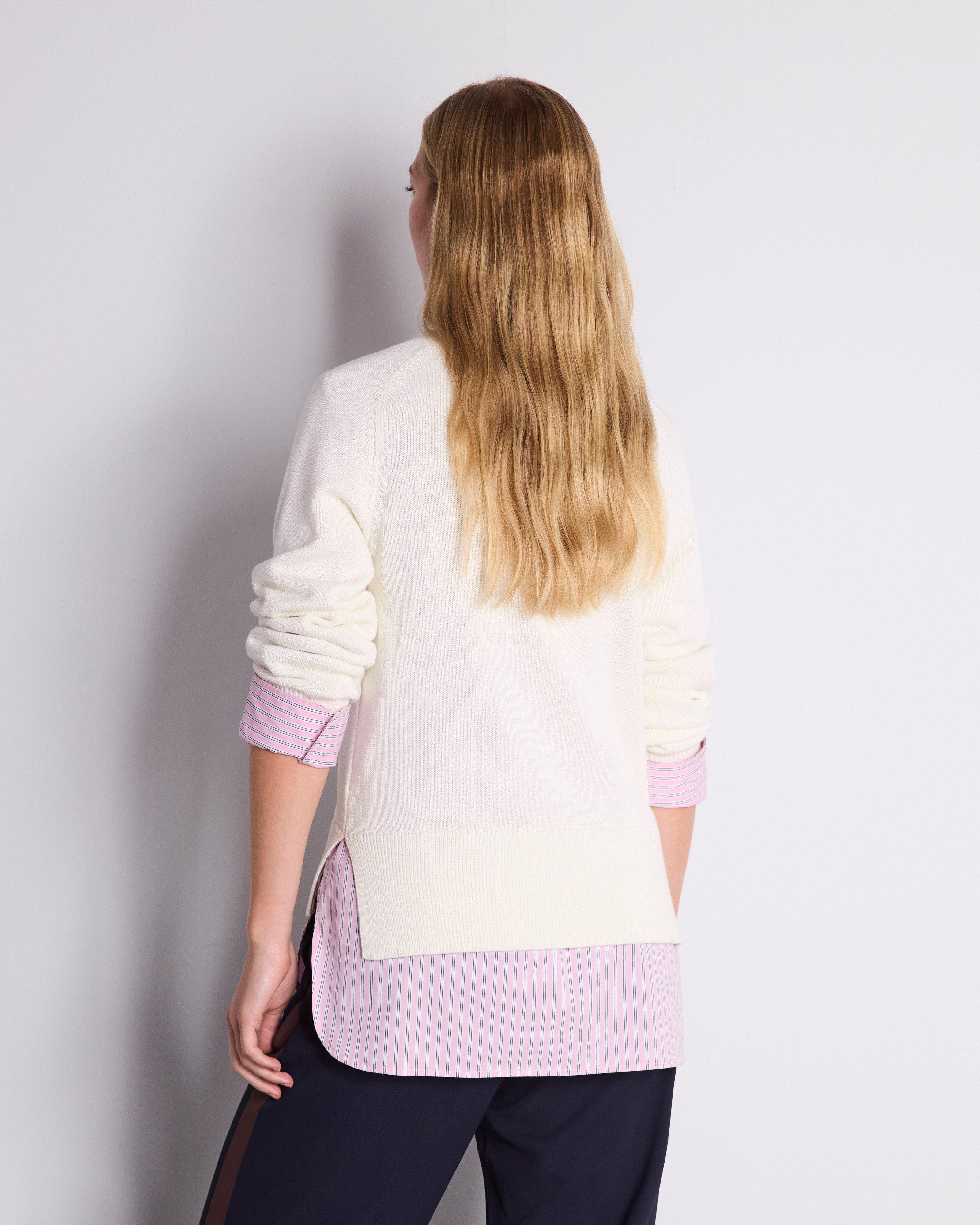  Lilia High-Low Jersey -  Milk