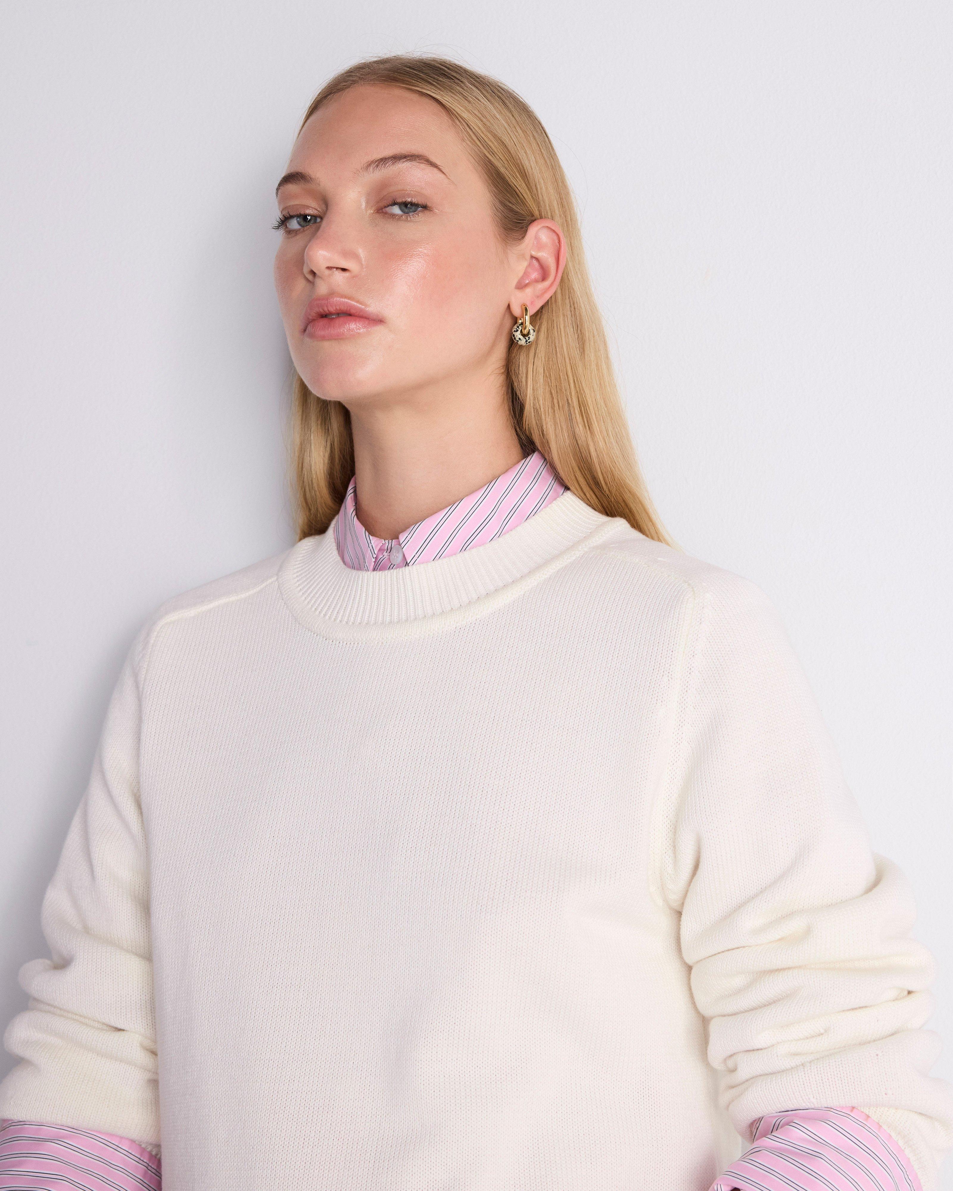  Lilia High-Low Jersey -  Milk