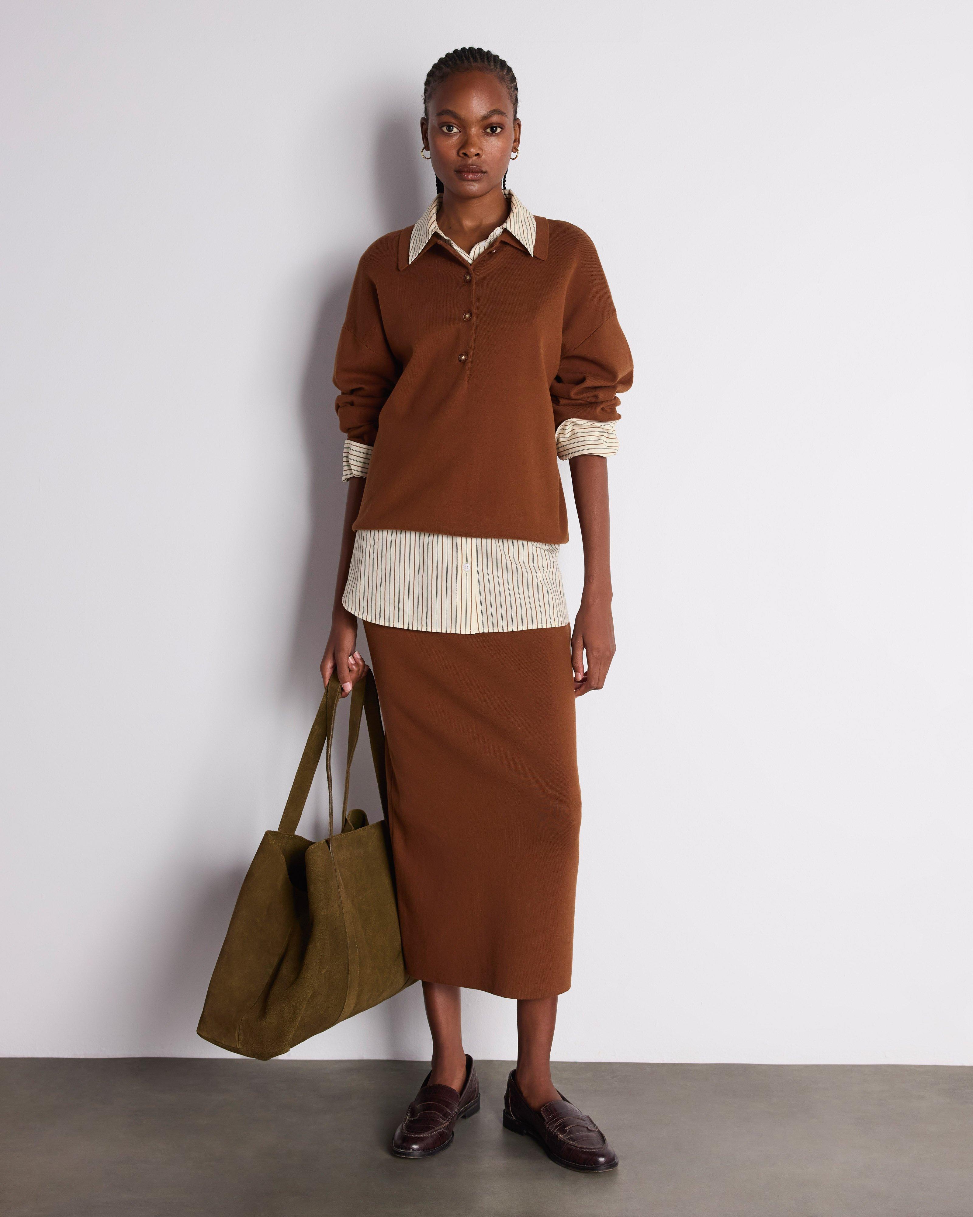 スカート draw drawers Wool Pajama Skirt Noel Knitwear Skirt - Poetry Clothing Store