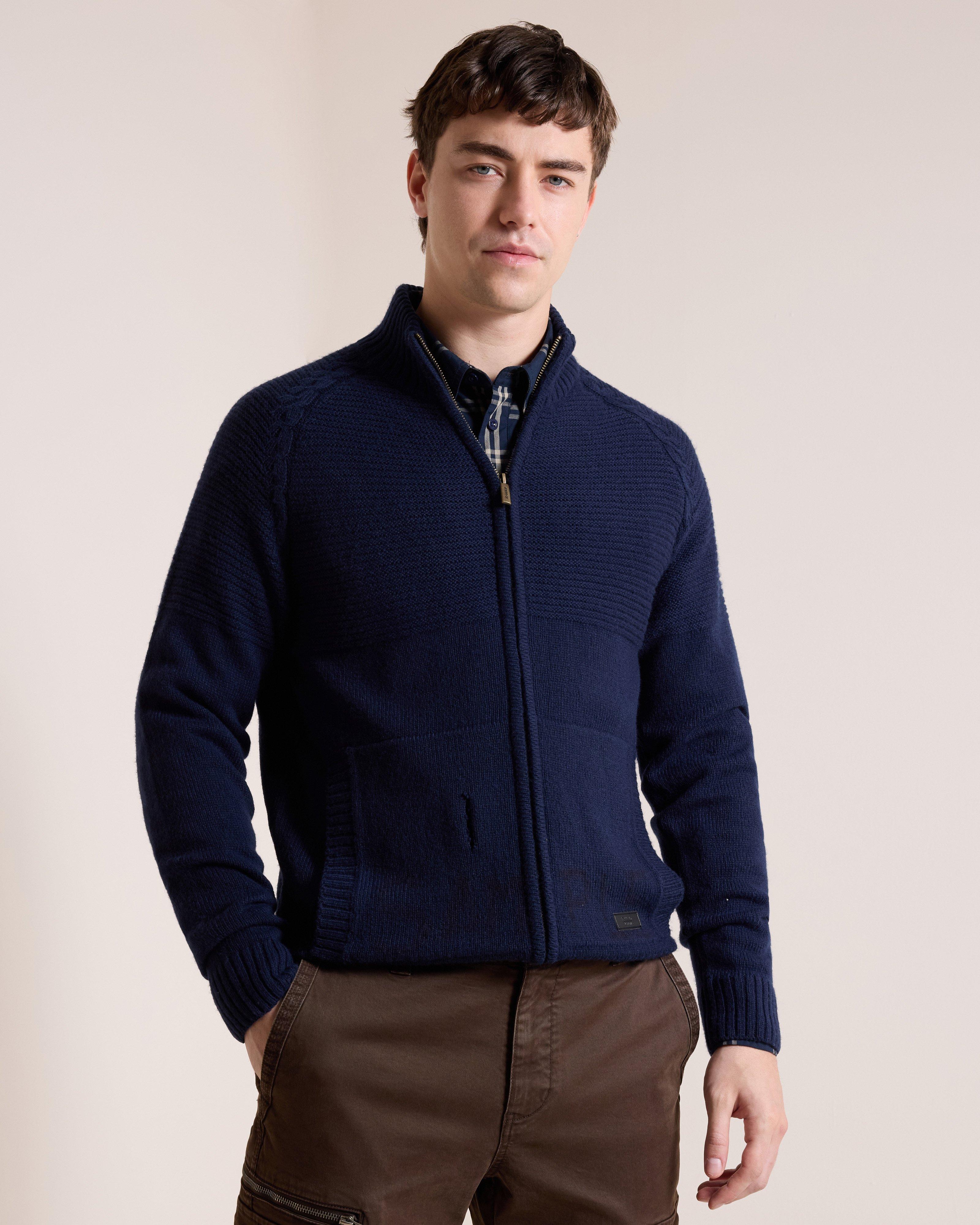K-WAY Elements Men's Jesse Zip Through Knit