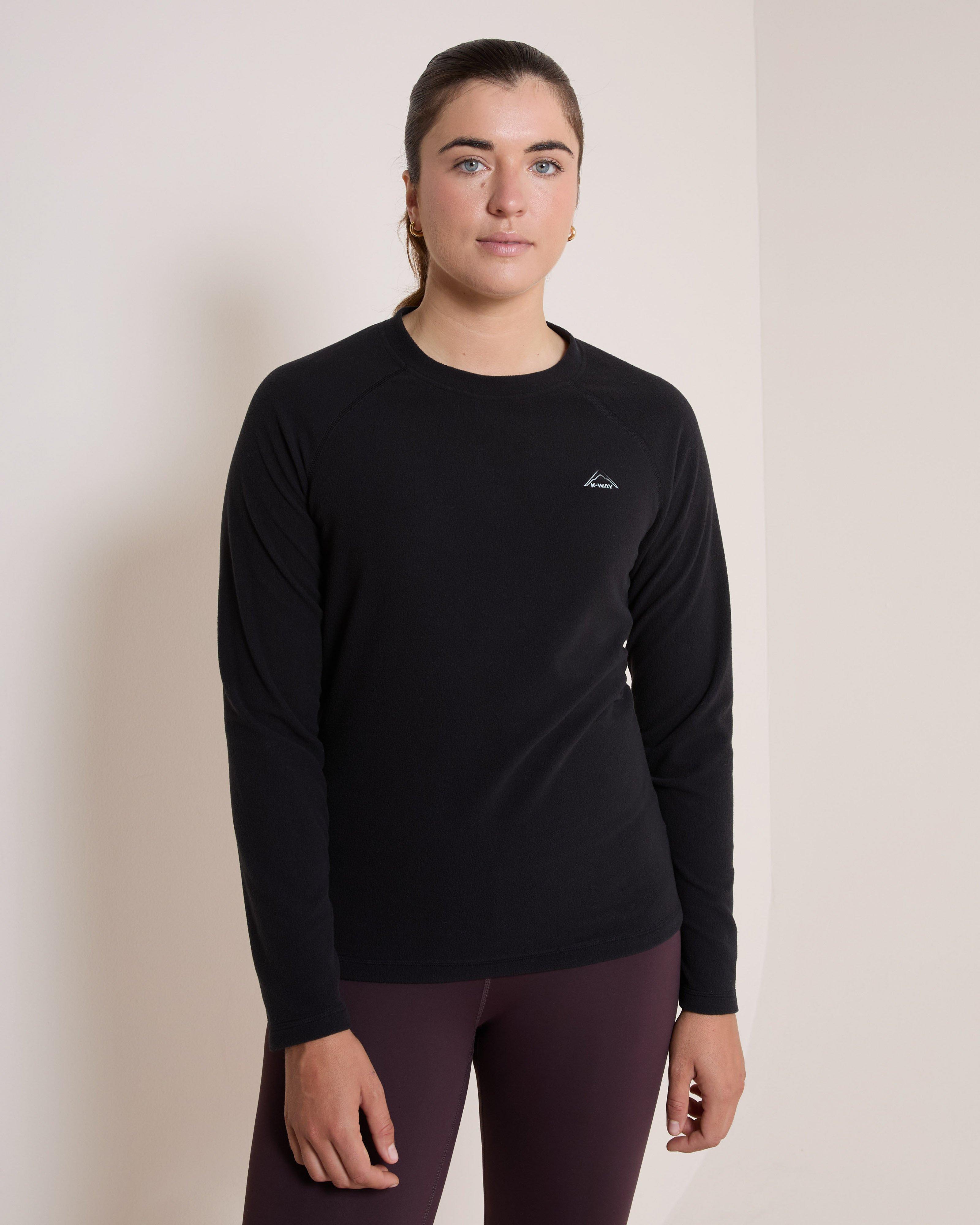 K-WAY Women's Scarlet Eco Crew Neck Fleece Top