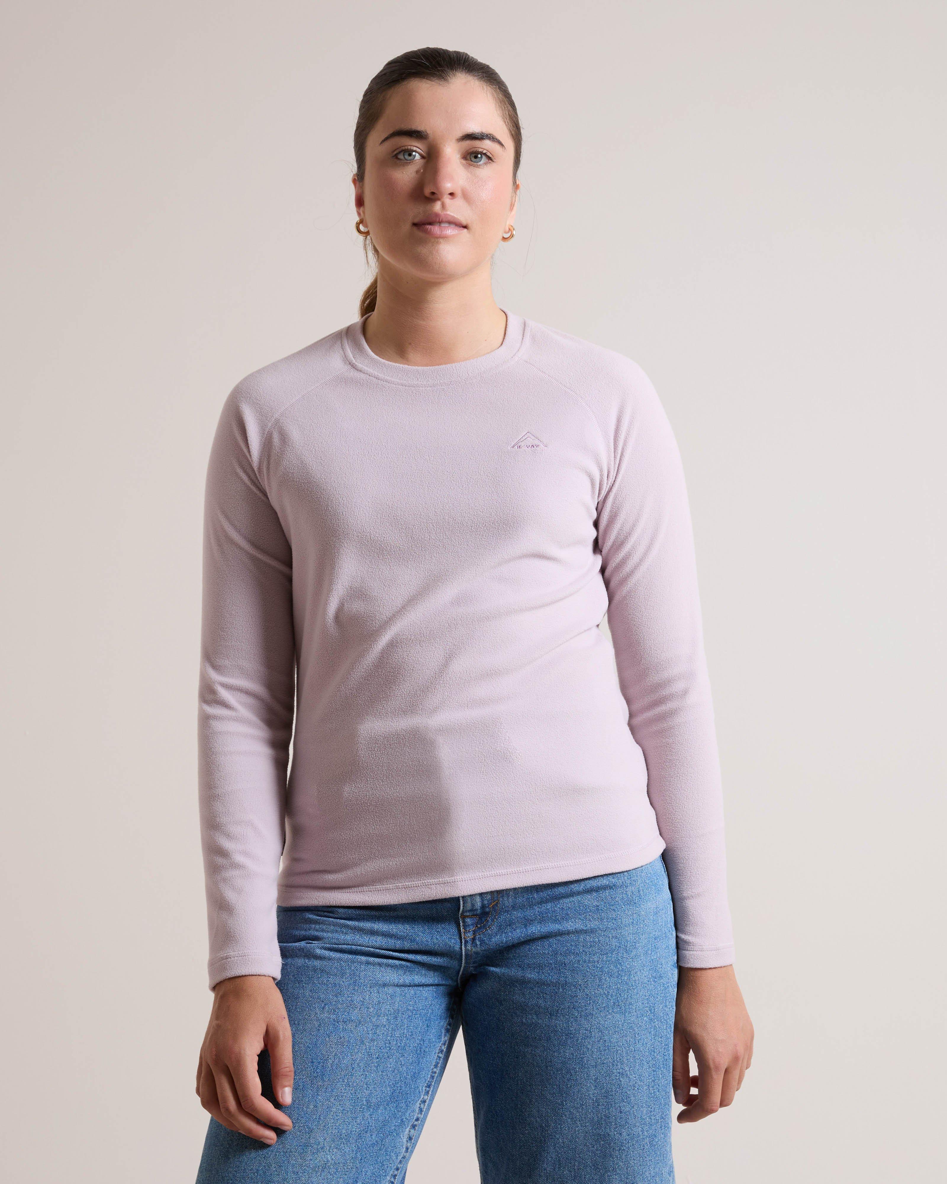 K-WAY Women's Scarlet Eco Crew Neck Fleece Top