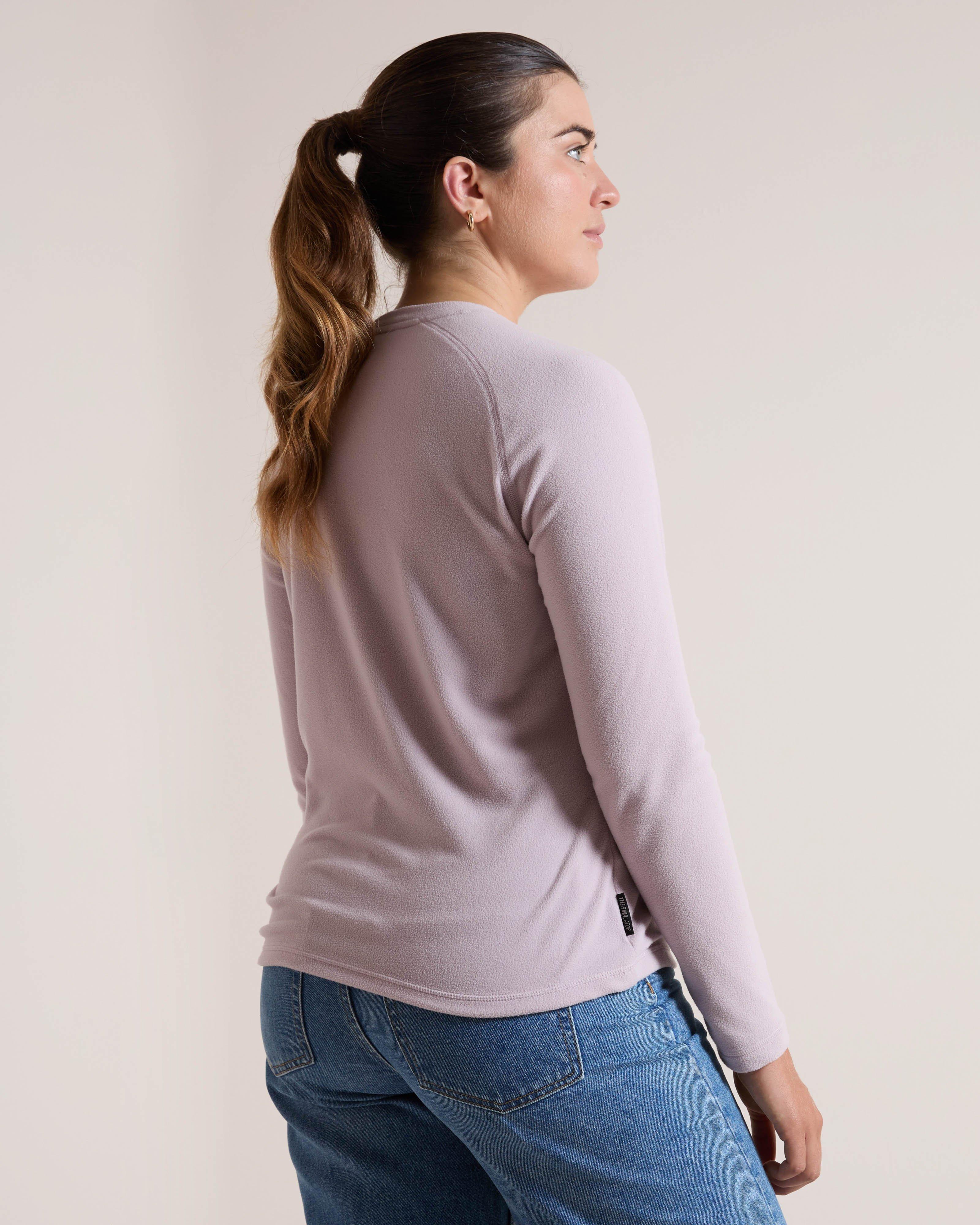 K-WAY Women's Scarlet Eco Crew Neck Fleece Top