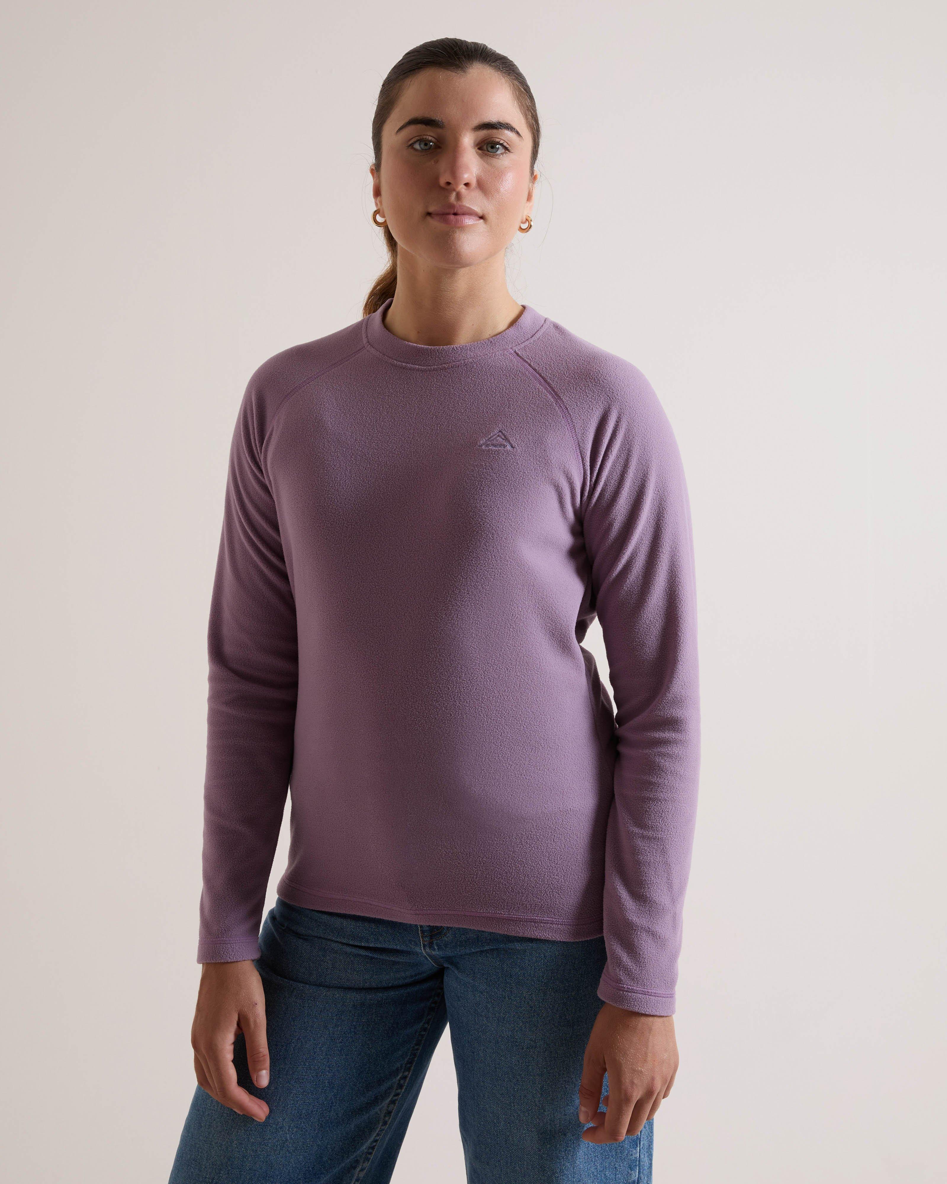 K-WAY Women's Scarlet Eco Crew Neck Fleece Top