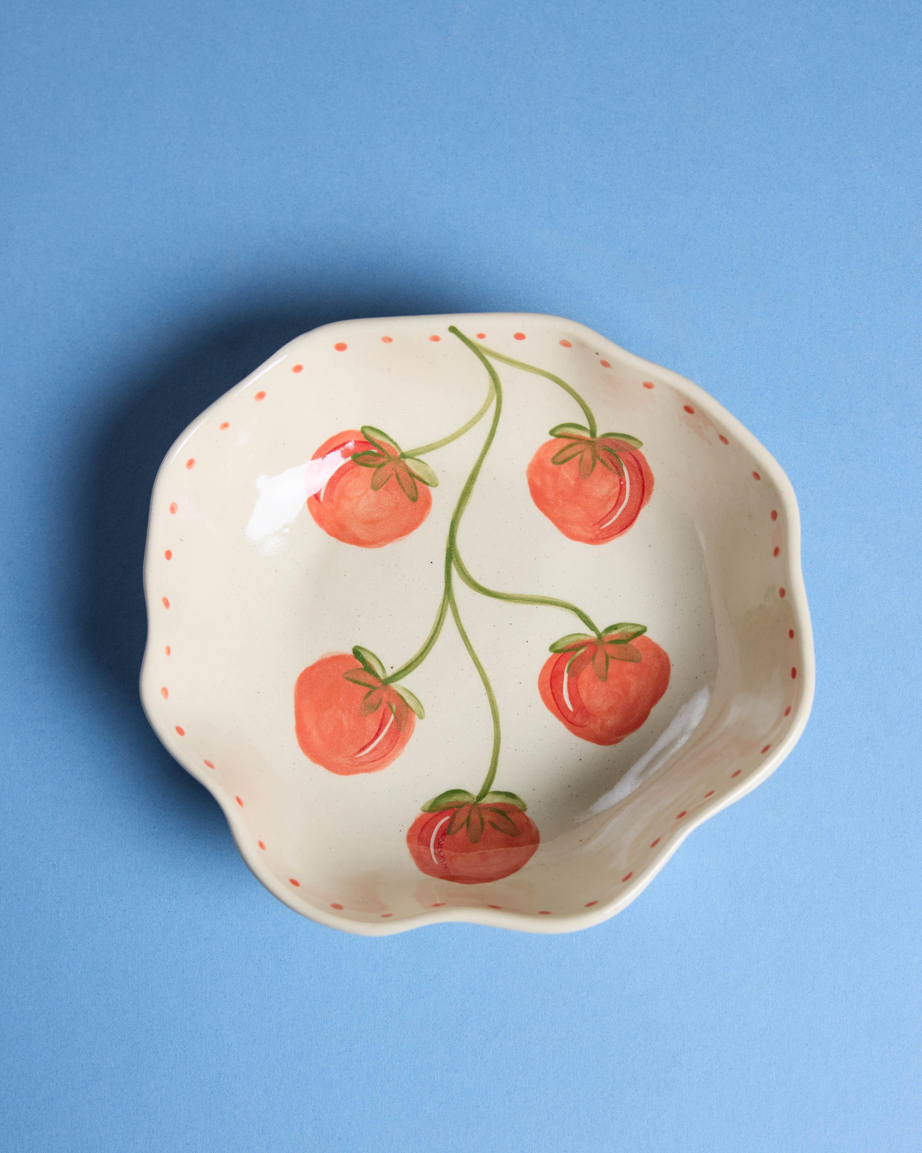  Heirloom Tomato Flutter Pasta Bowl -  Milk