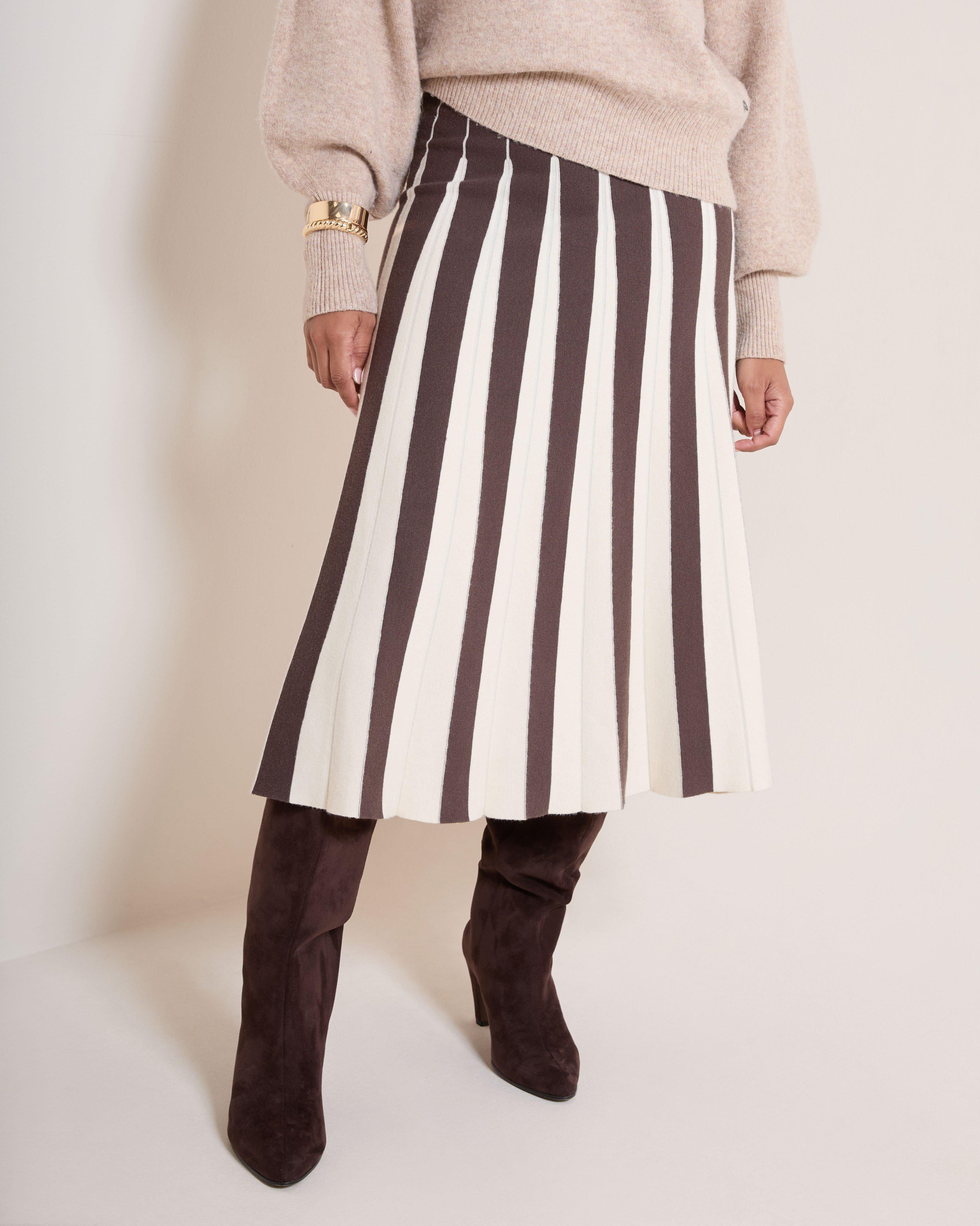 Women's Kellie Knitwear Skirt | Old Khaki