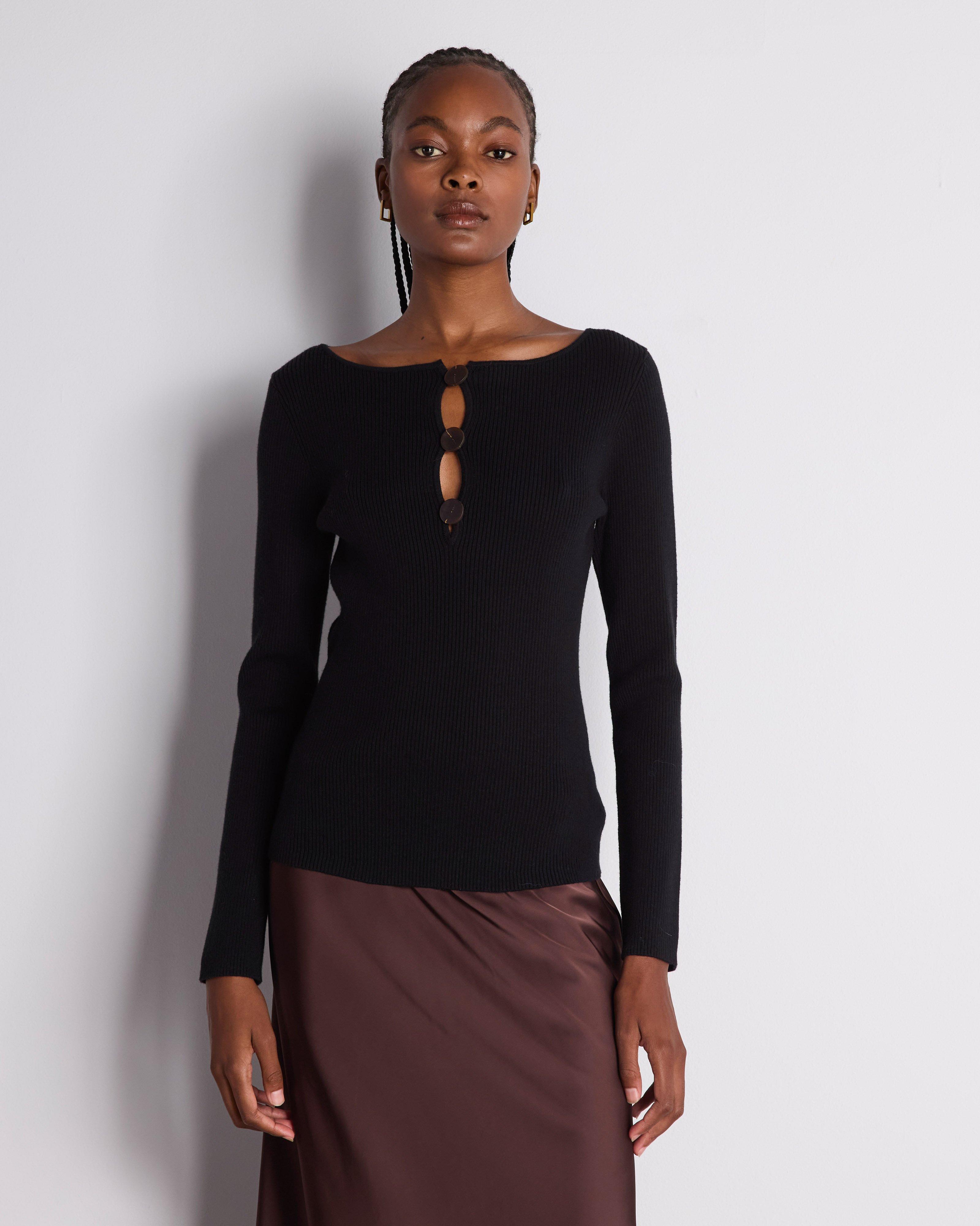 Christa Ribbed Knit Top - Poetry Clothing Store