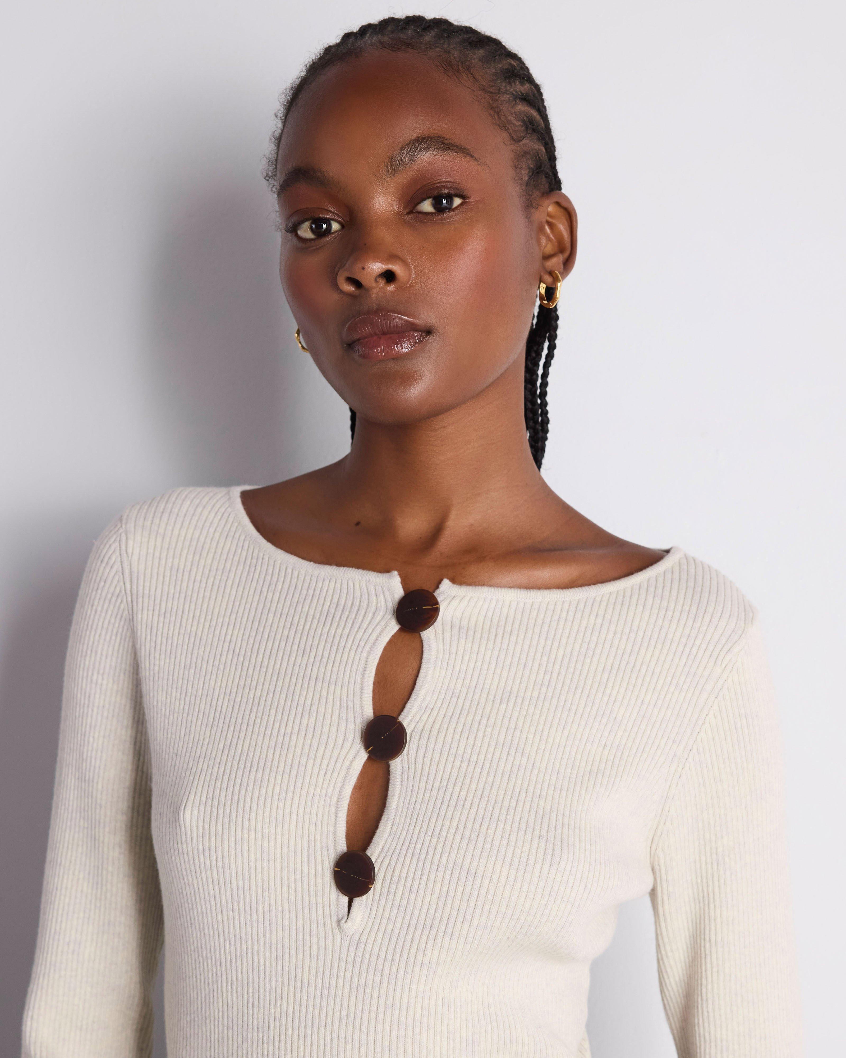Christa Ribbed Knit Top - Poetry Clothing Store