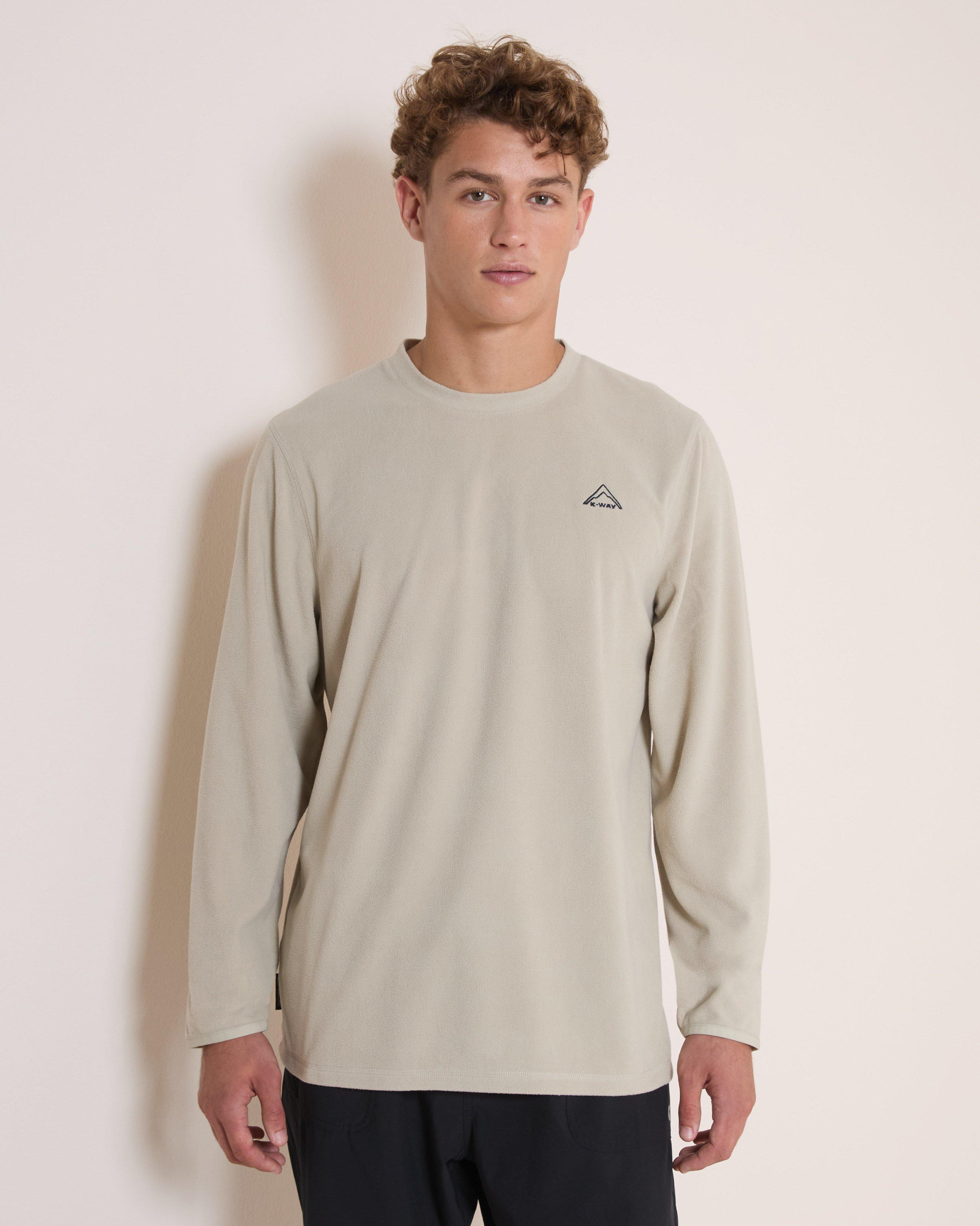 K-WAY Men's Tankwa Fleece Top - Taupe - Cape Union Mart