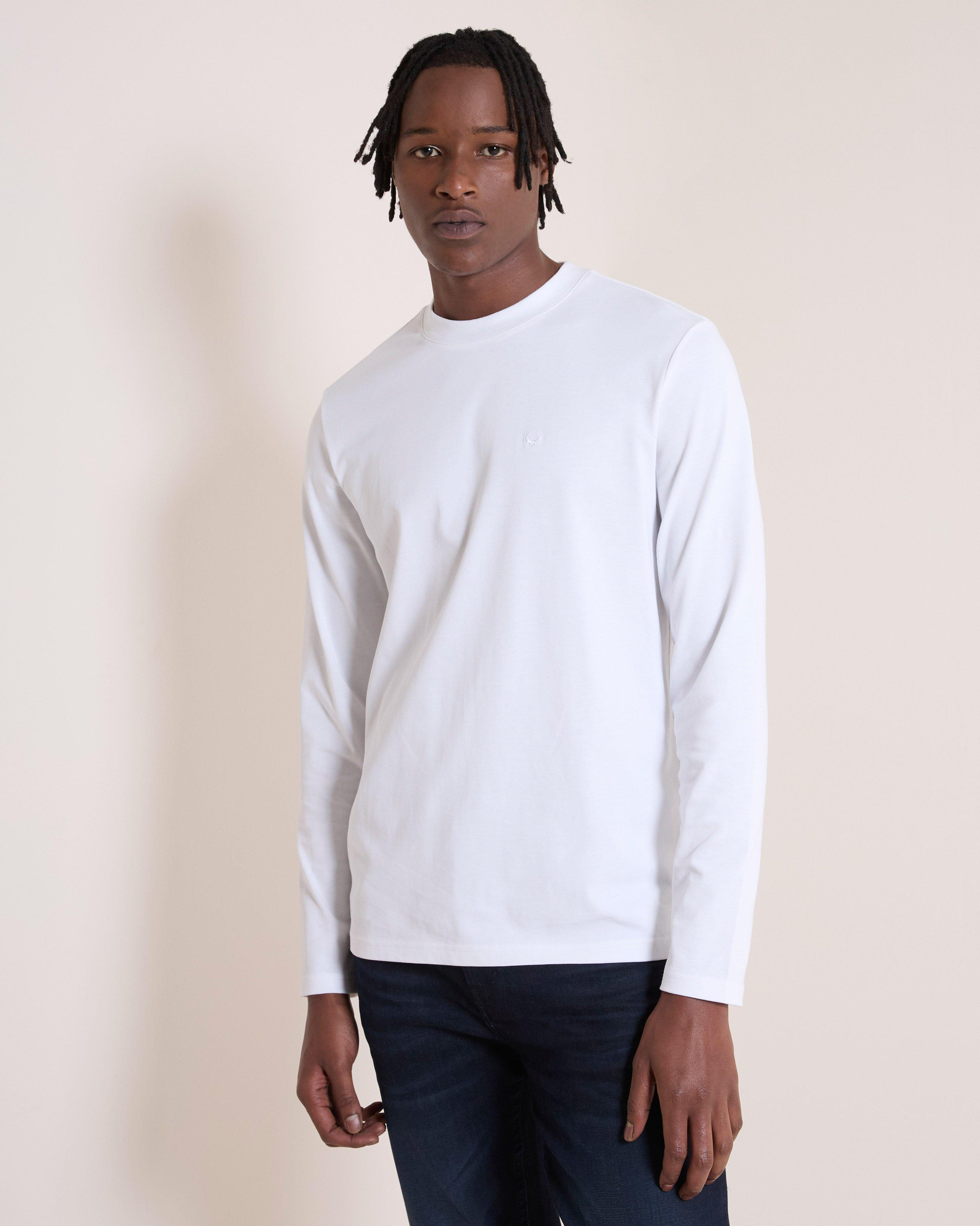Men's Nate Long Sleeve T‑Shirt | Old Khaki