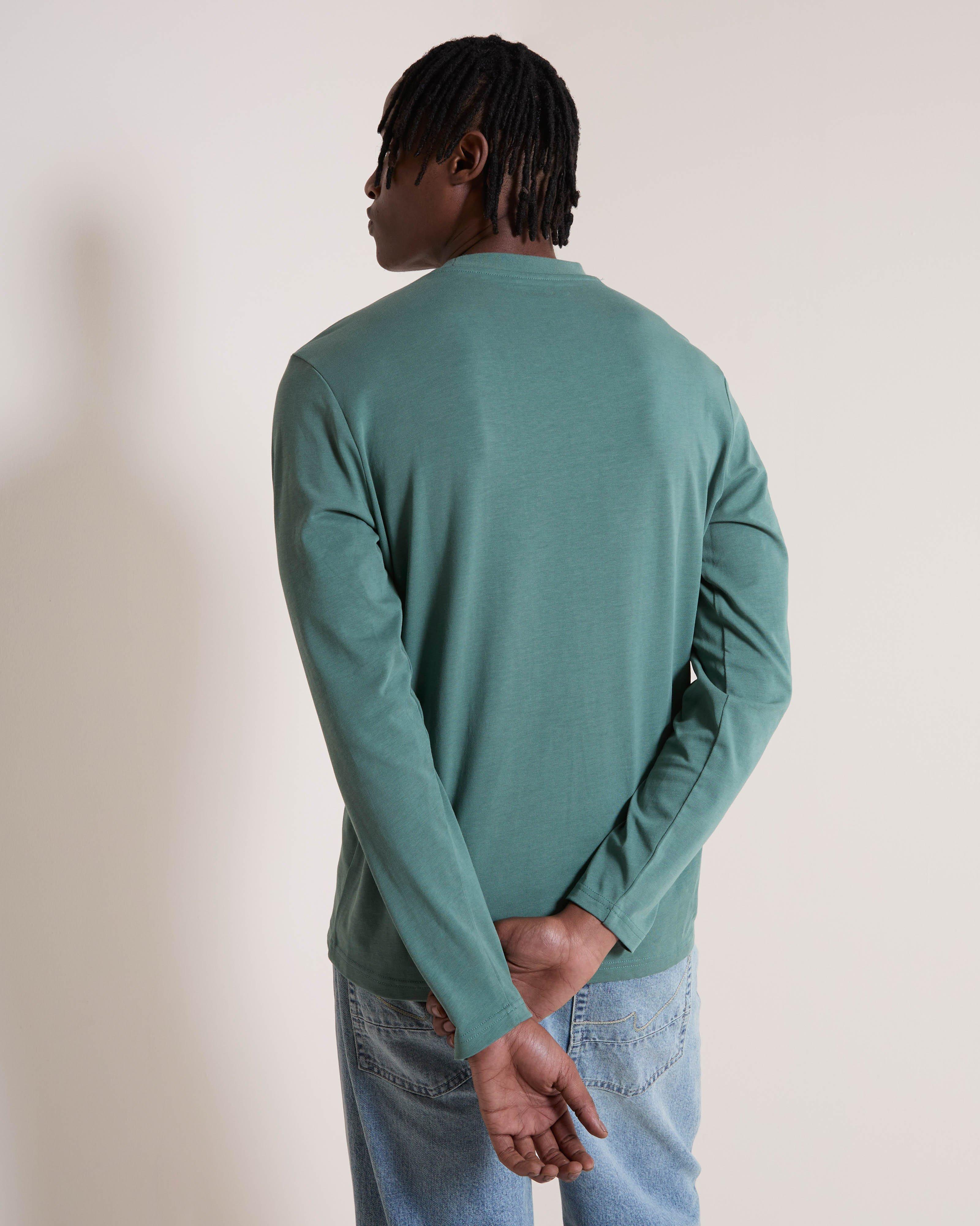Men's Nate Long Sleeve T‑Shirt | Old Khaki