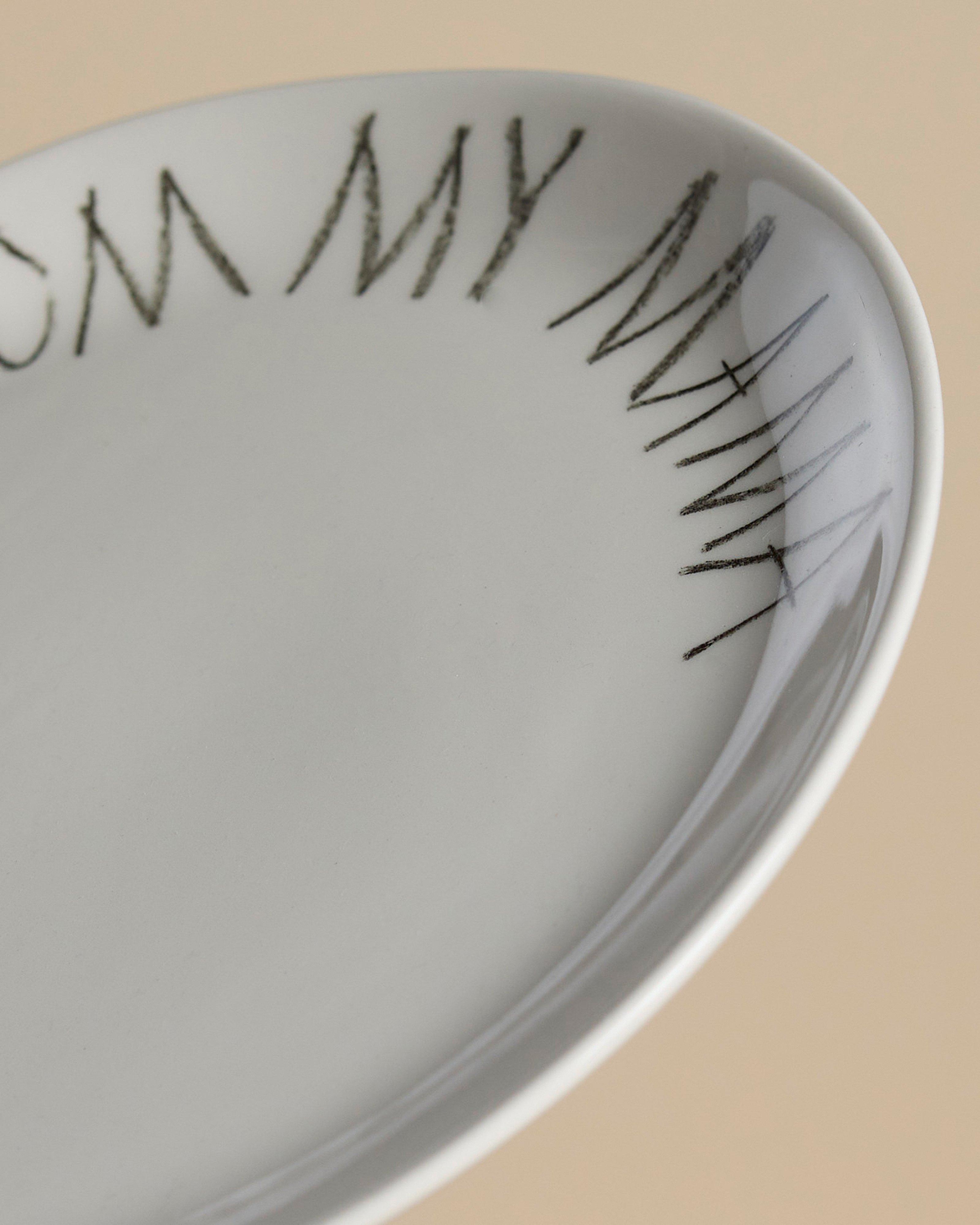 "Got It From My Mama" Side Plate -  White