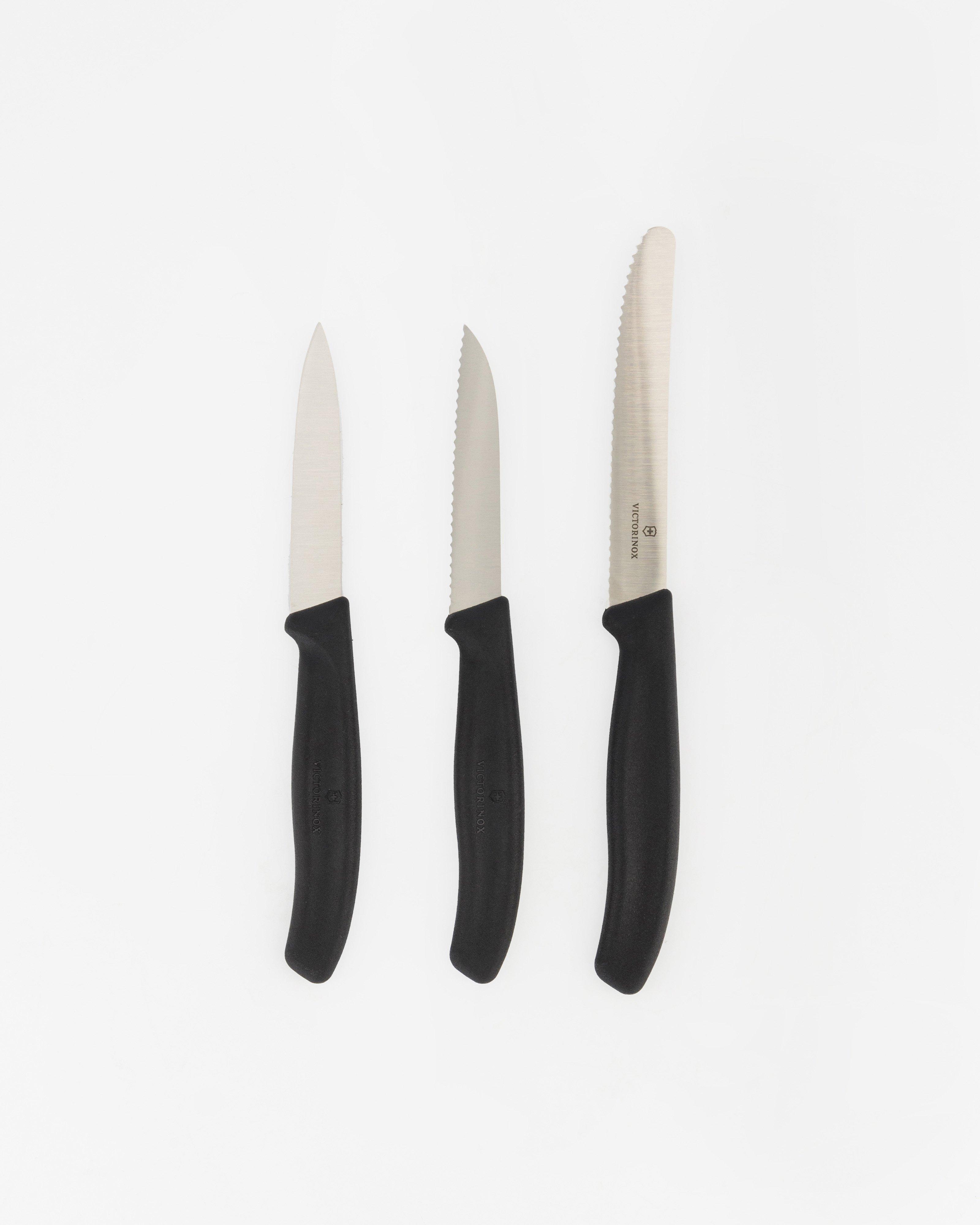 Victorinox 3pc Paring Set -  Black