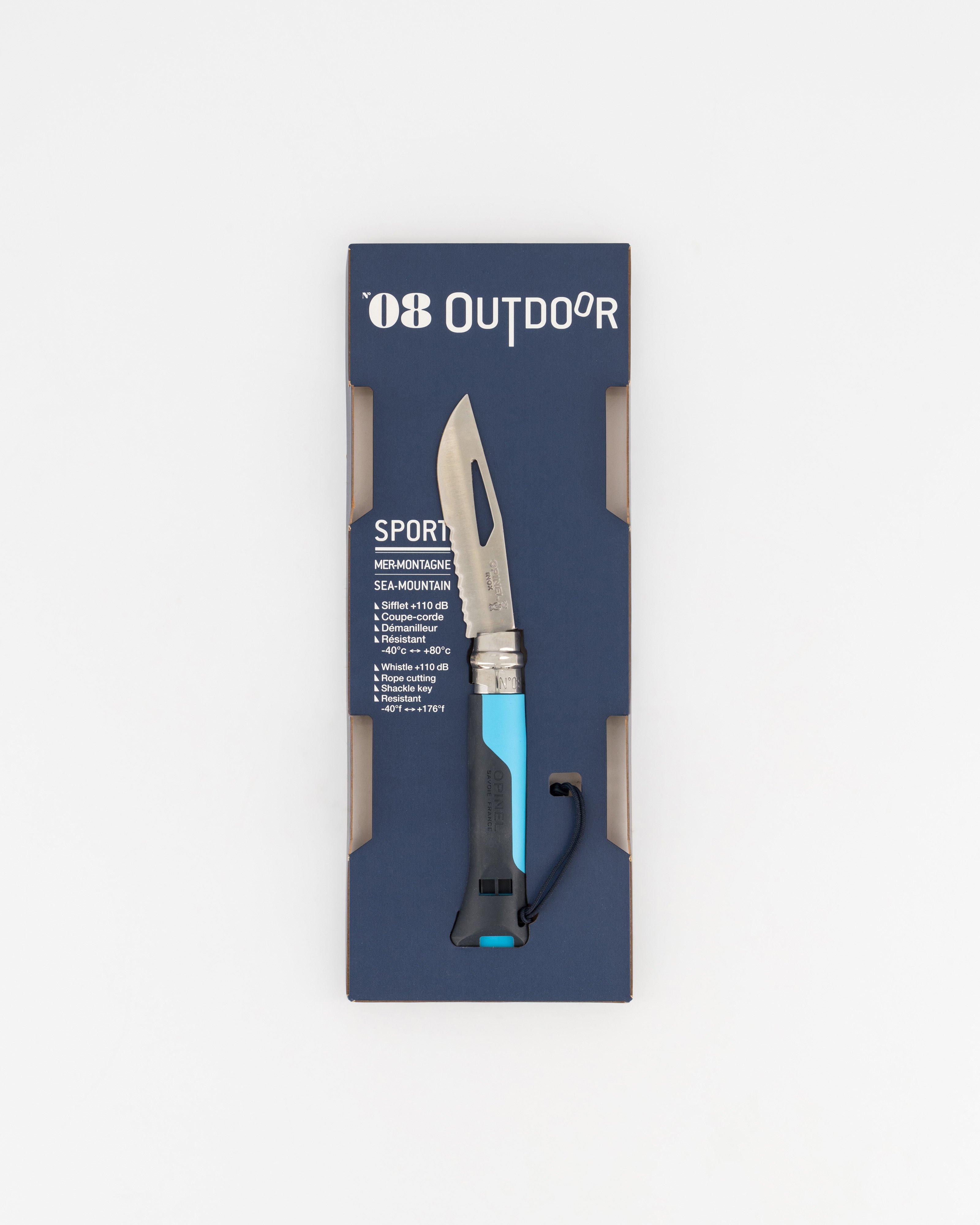 Opinel #8 Outdoor Folding Knife -  Blue