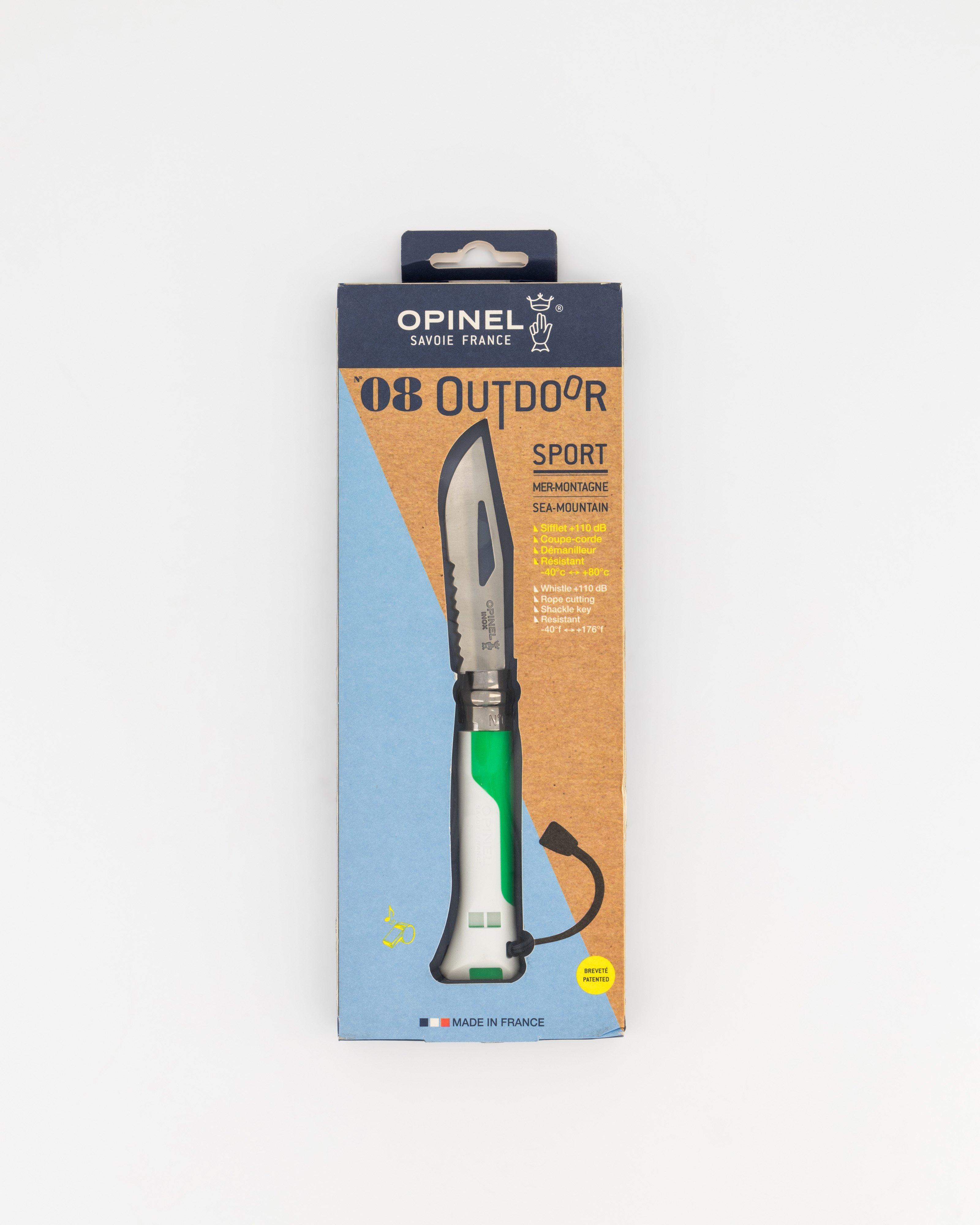 Opinel #8 Outdoor Folding Knife -  Green