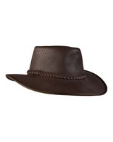 Cape Union Mart Survivor Leather Hat -  brown