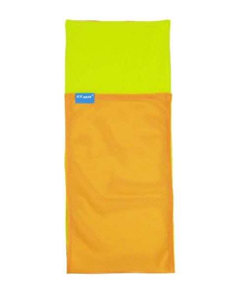 N-Rit Ice Mate Towel -  orange-lime