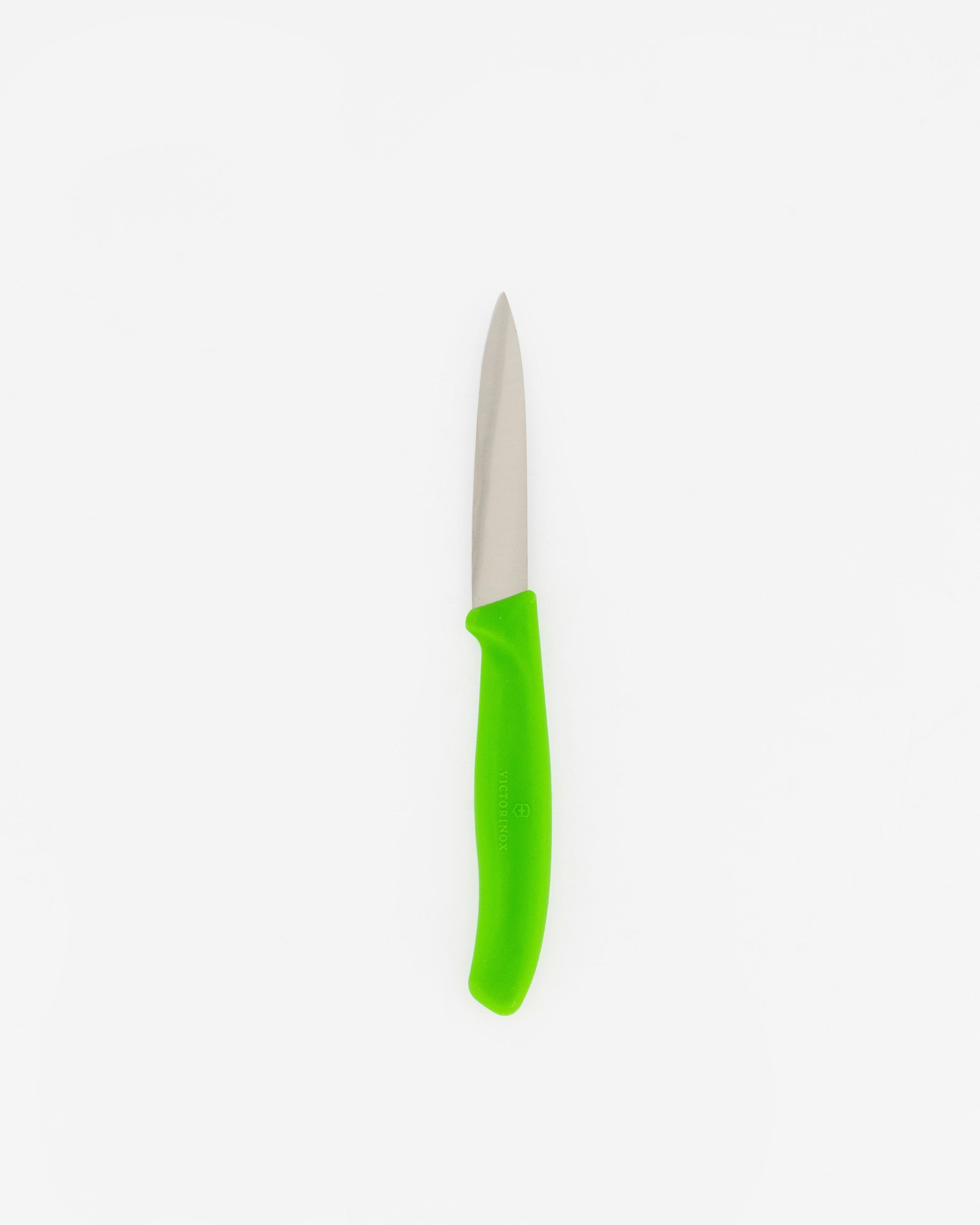 Victorinox 8cm Classic Paring Plain Kitchen Knife -  Green