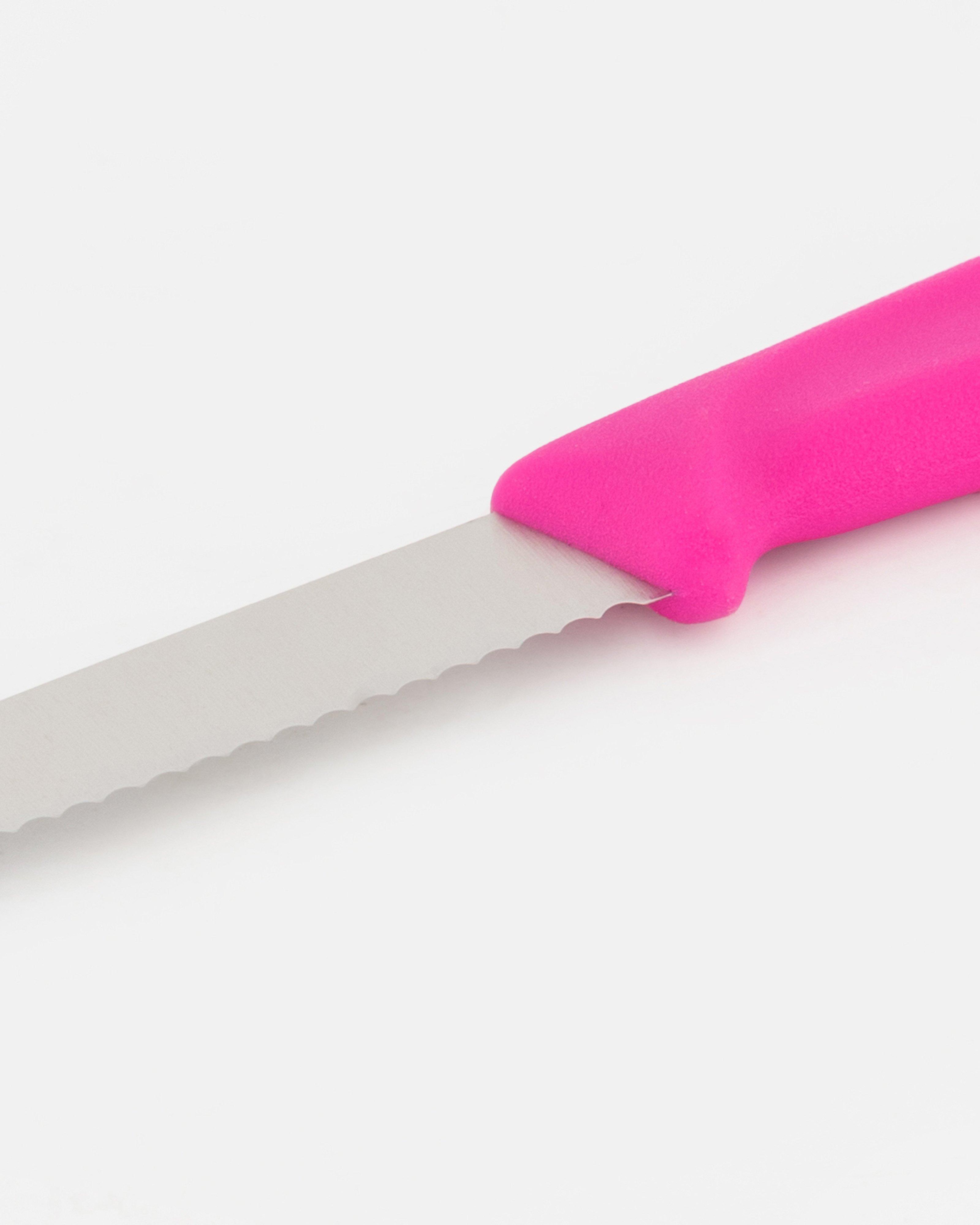 Victorinox 8cm Classic Paring Serrated Kitchen Knife -  Pink