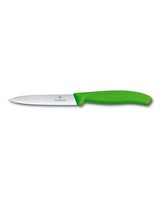 Victorinox 10cm Classic Paring Plain Kitchen Knife -  green