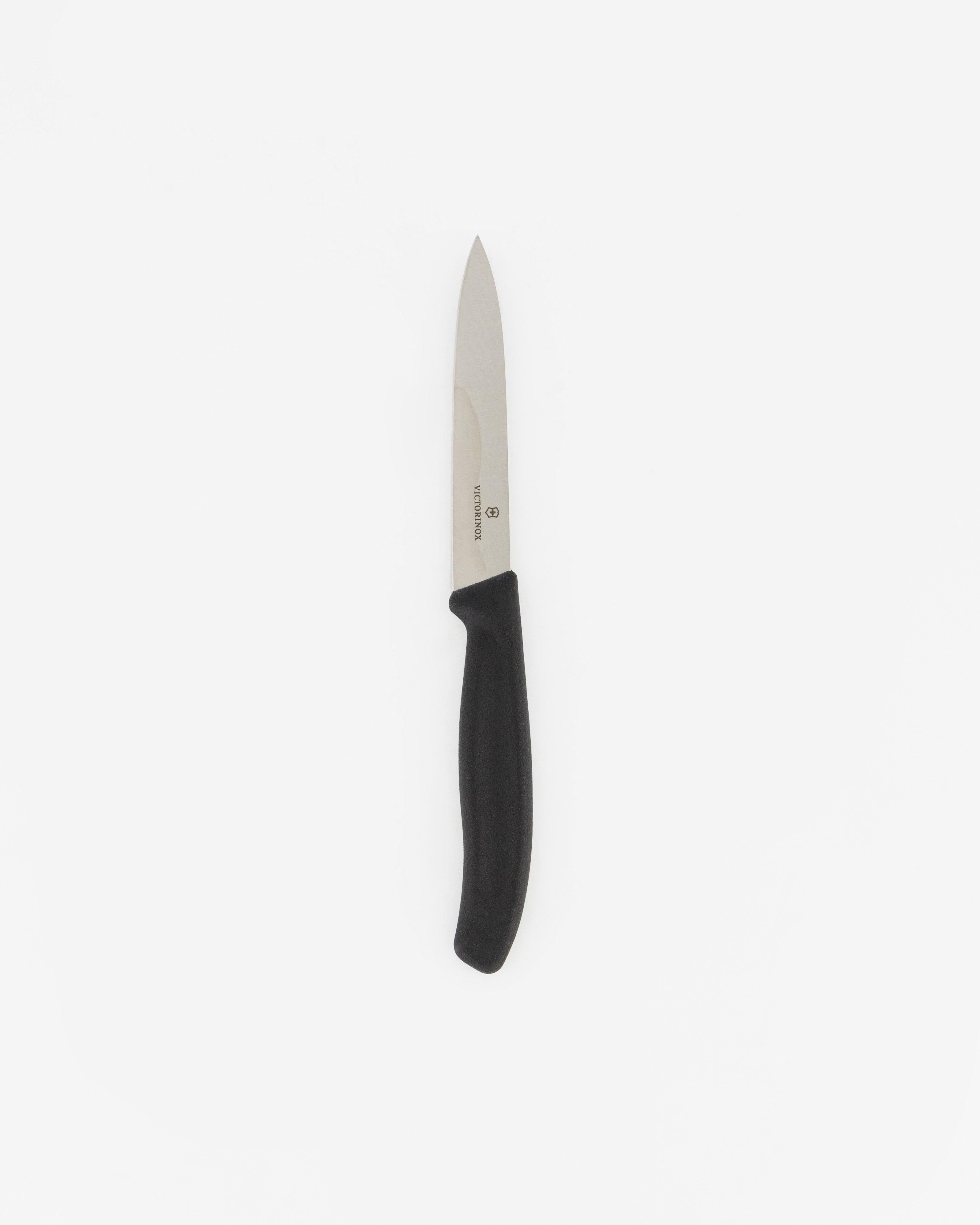 Victorinox 10cm Classic Paring Plain Kitchen Knife -  Black