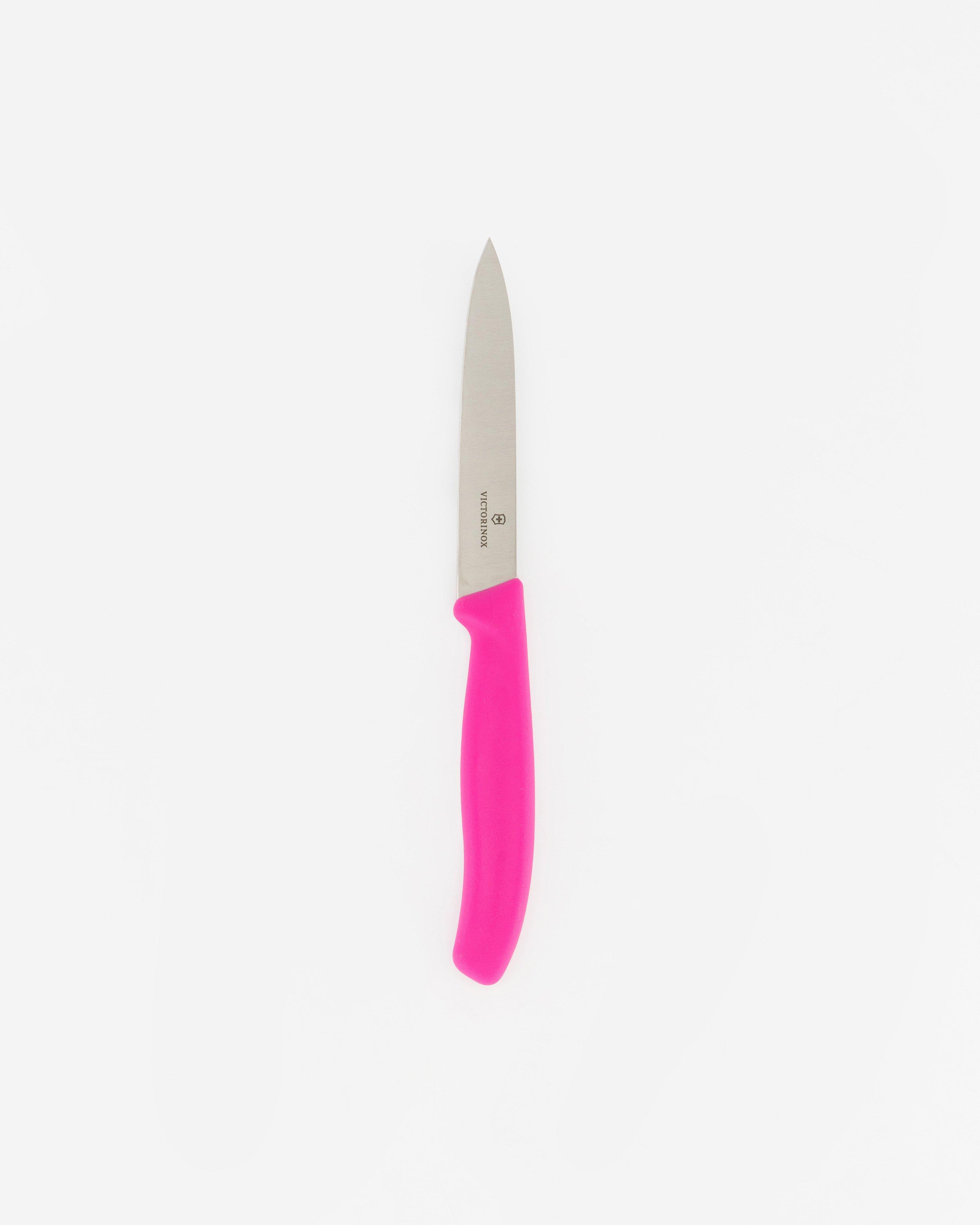 Victorinox 10cm Classic Paring Plain Kitchen Knife -  Pink