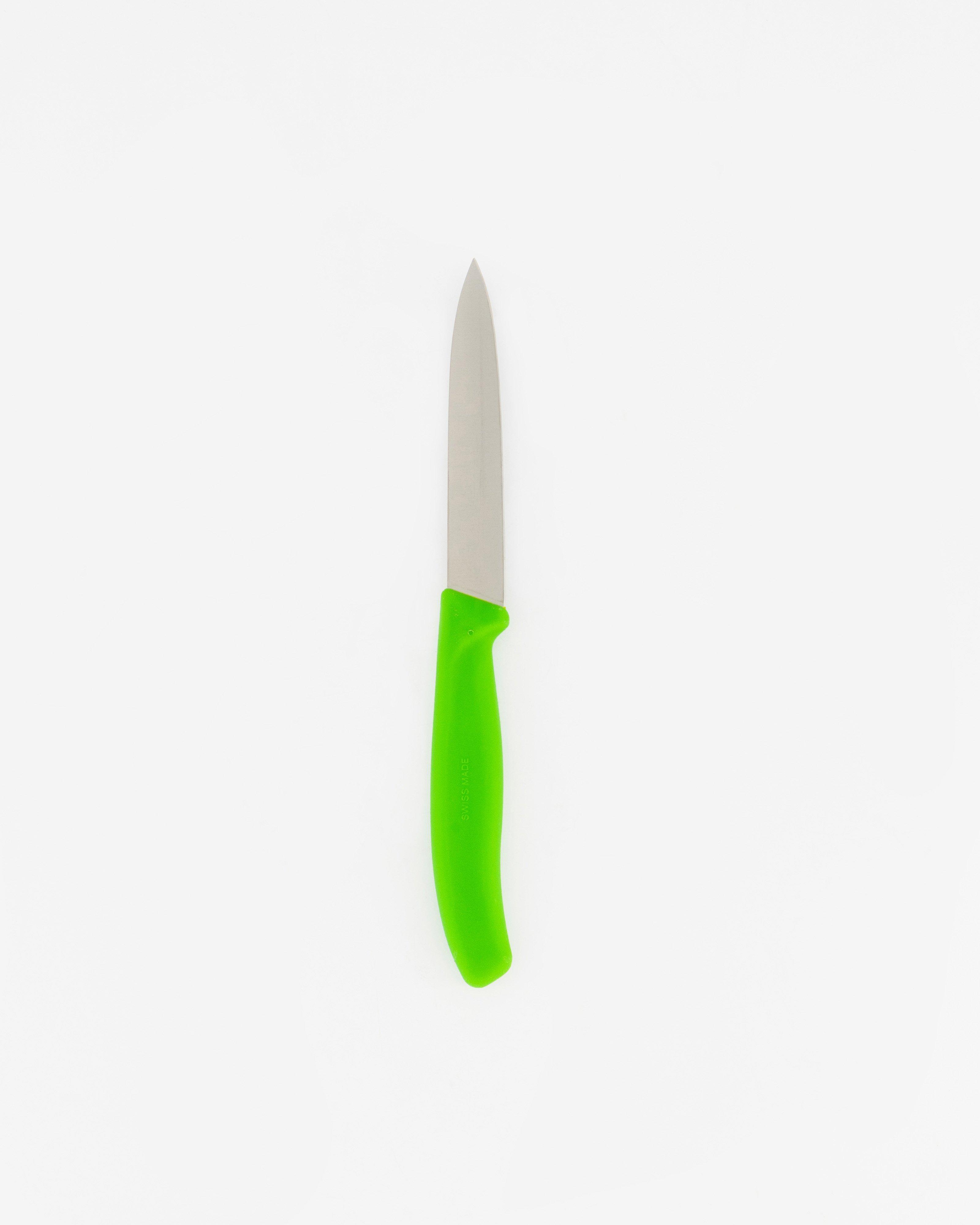 Victorinox 10cm Classic Paring Plain Kitchen Knife -  Green